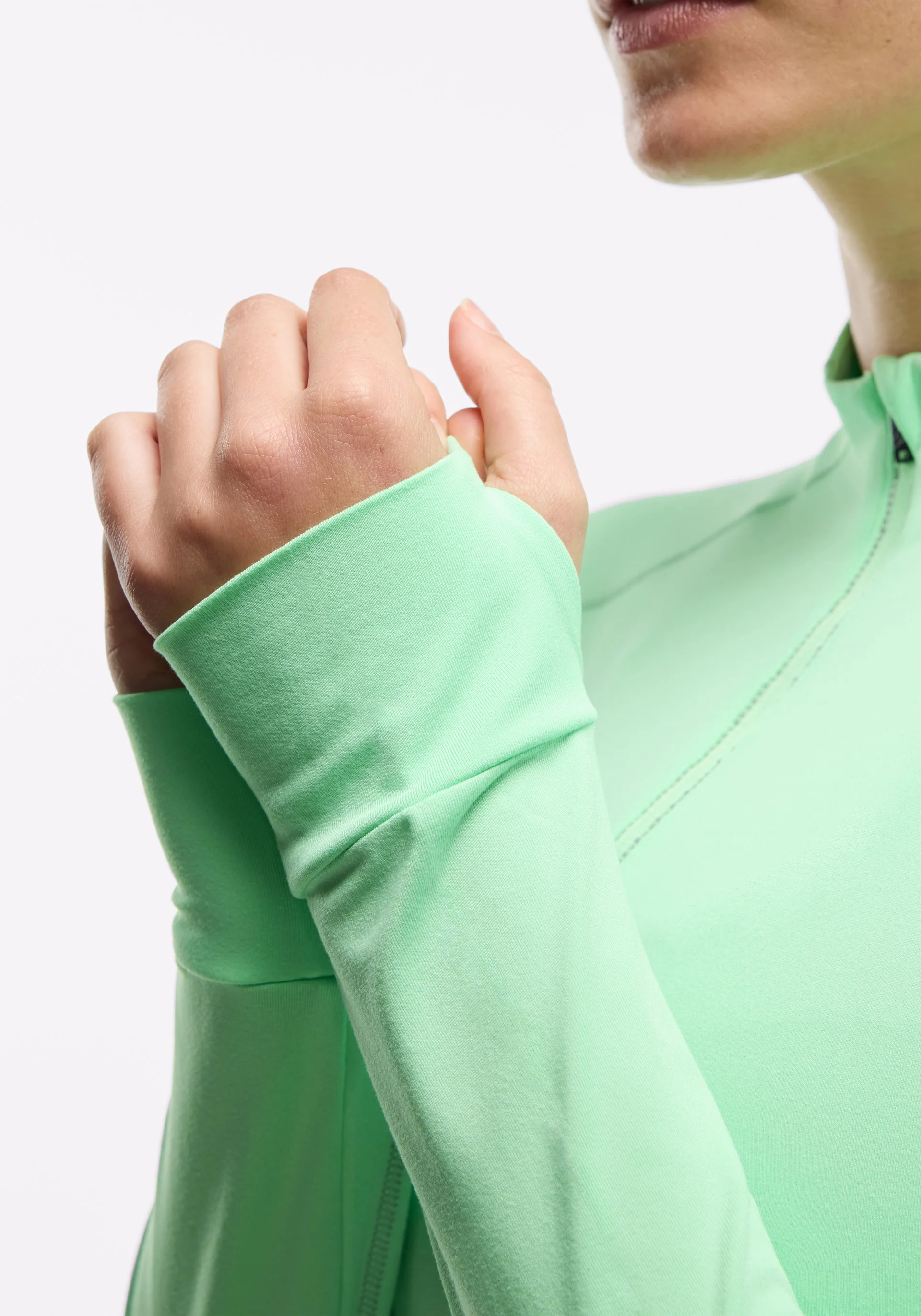 Active Brushed Jersey ¼ Zip - Image 4