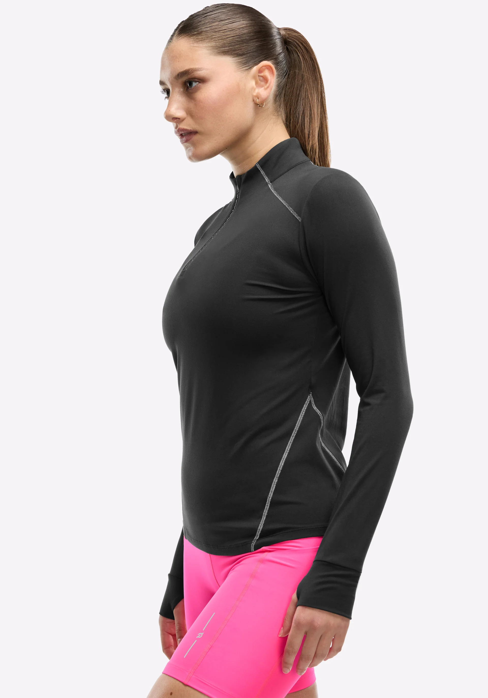 Active Brushed Jersey ¼ Zip - Image 2