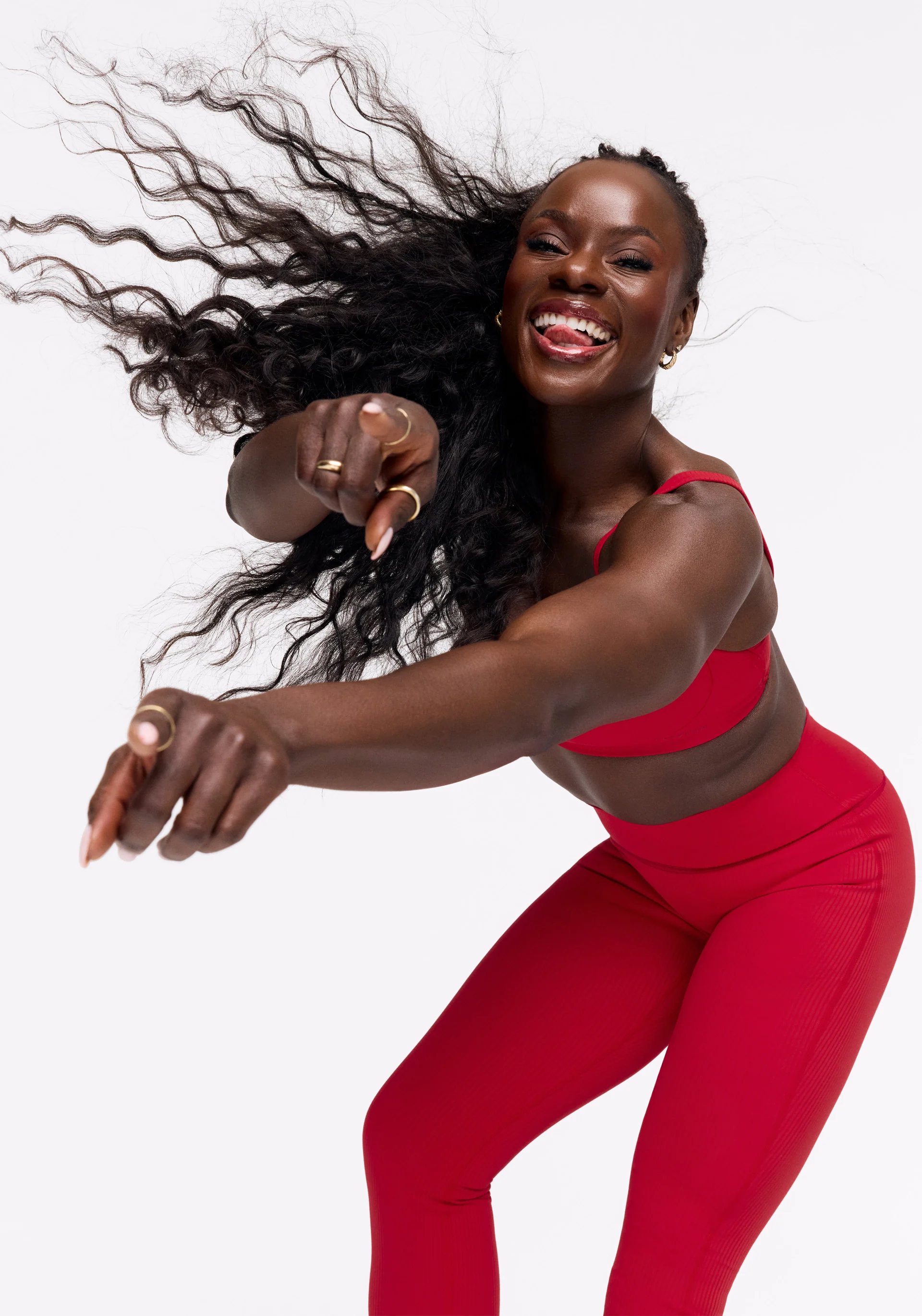 Active Rib Strappy Longline Bra - Image 7