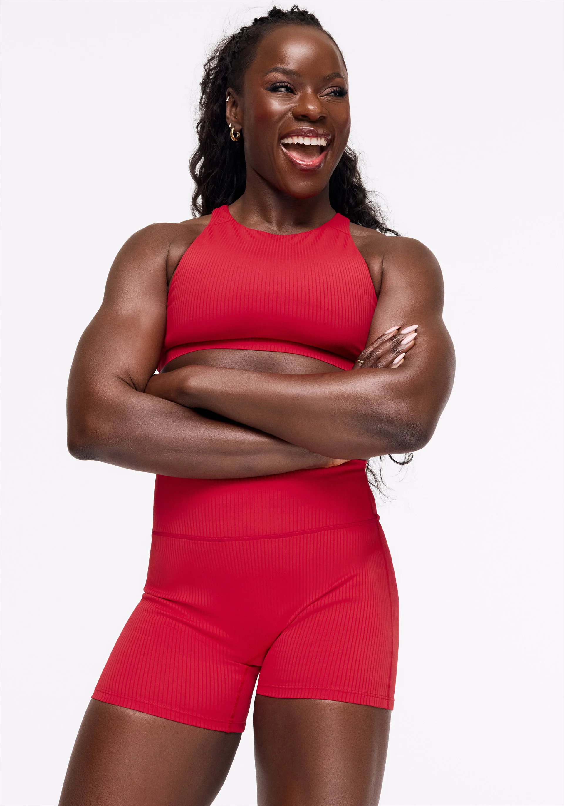 Active Rib High Neck Bra - Image 6