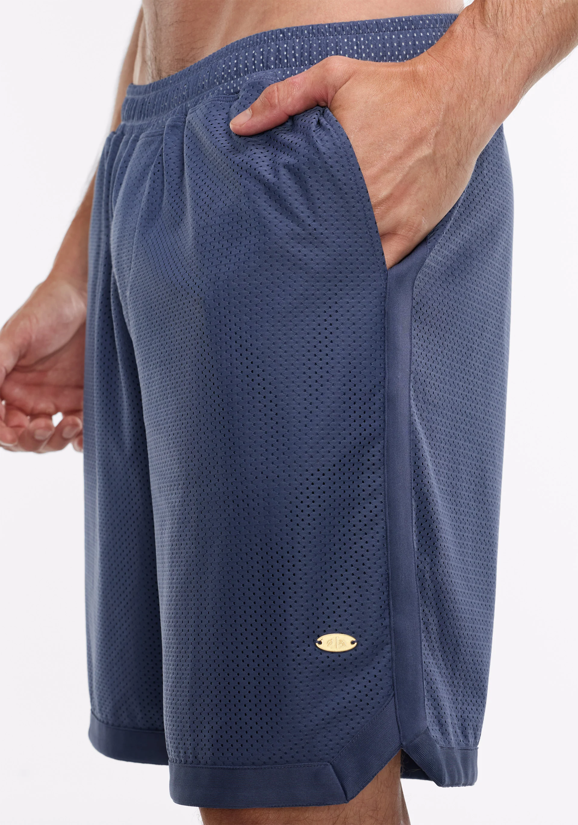 7" Unlined Mesh Basketball Short - Image 4