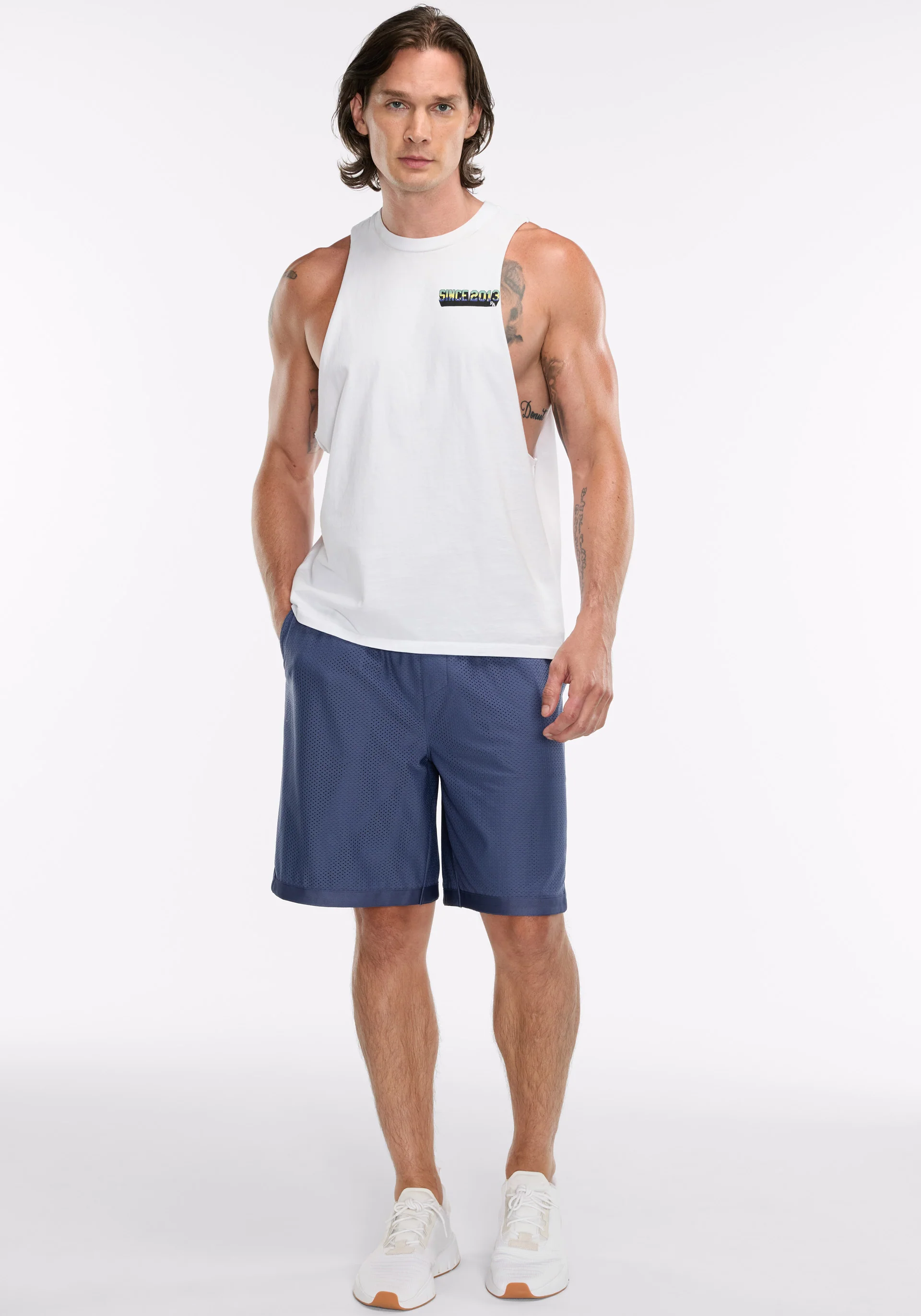 7" Unlined Mesh Basketball Short - Image 7