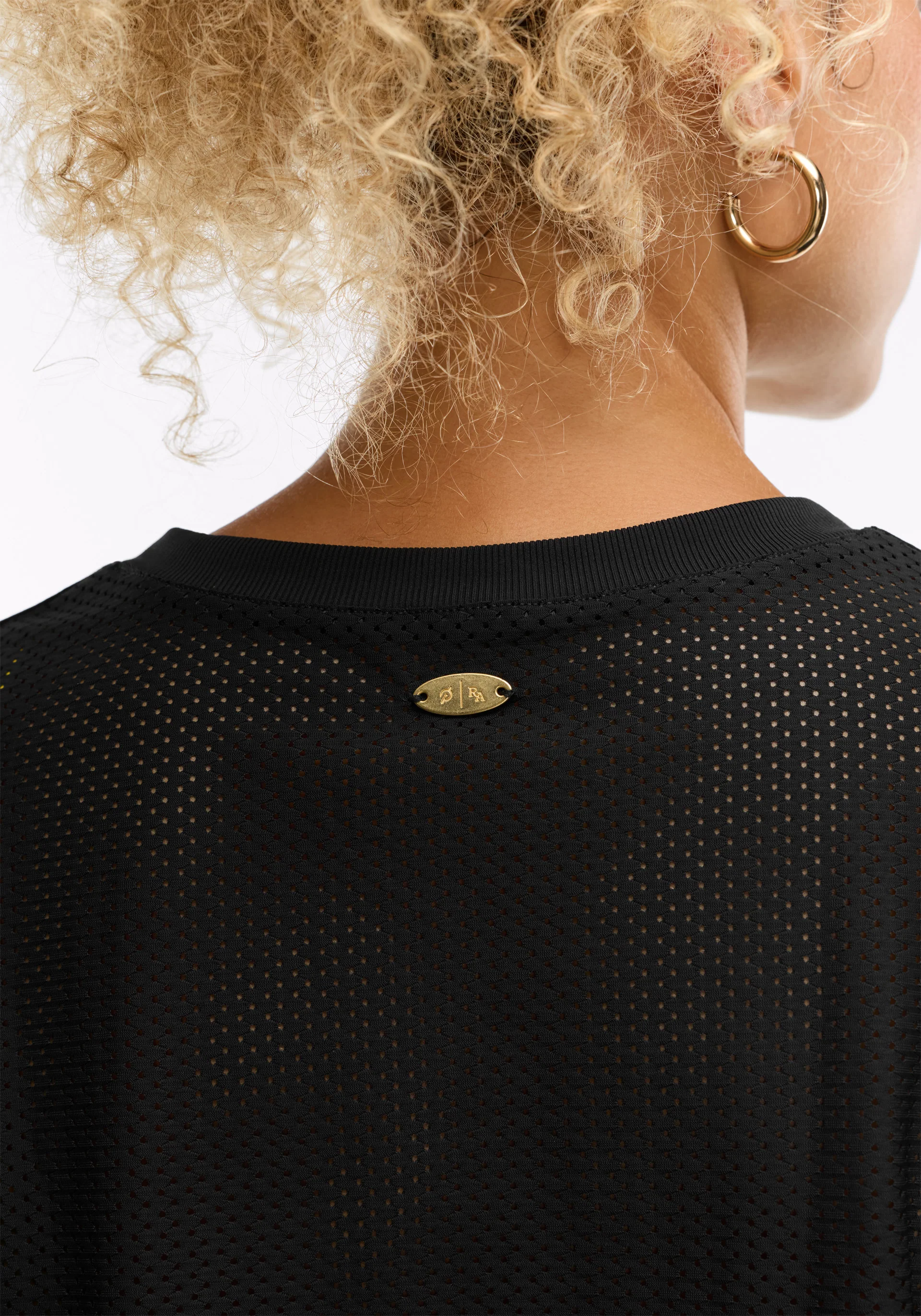 Basketball Mesh V-Neck Short Sleeve Tee - Image 5