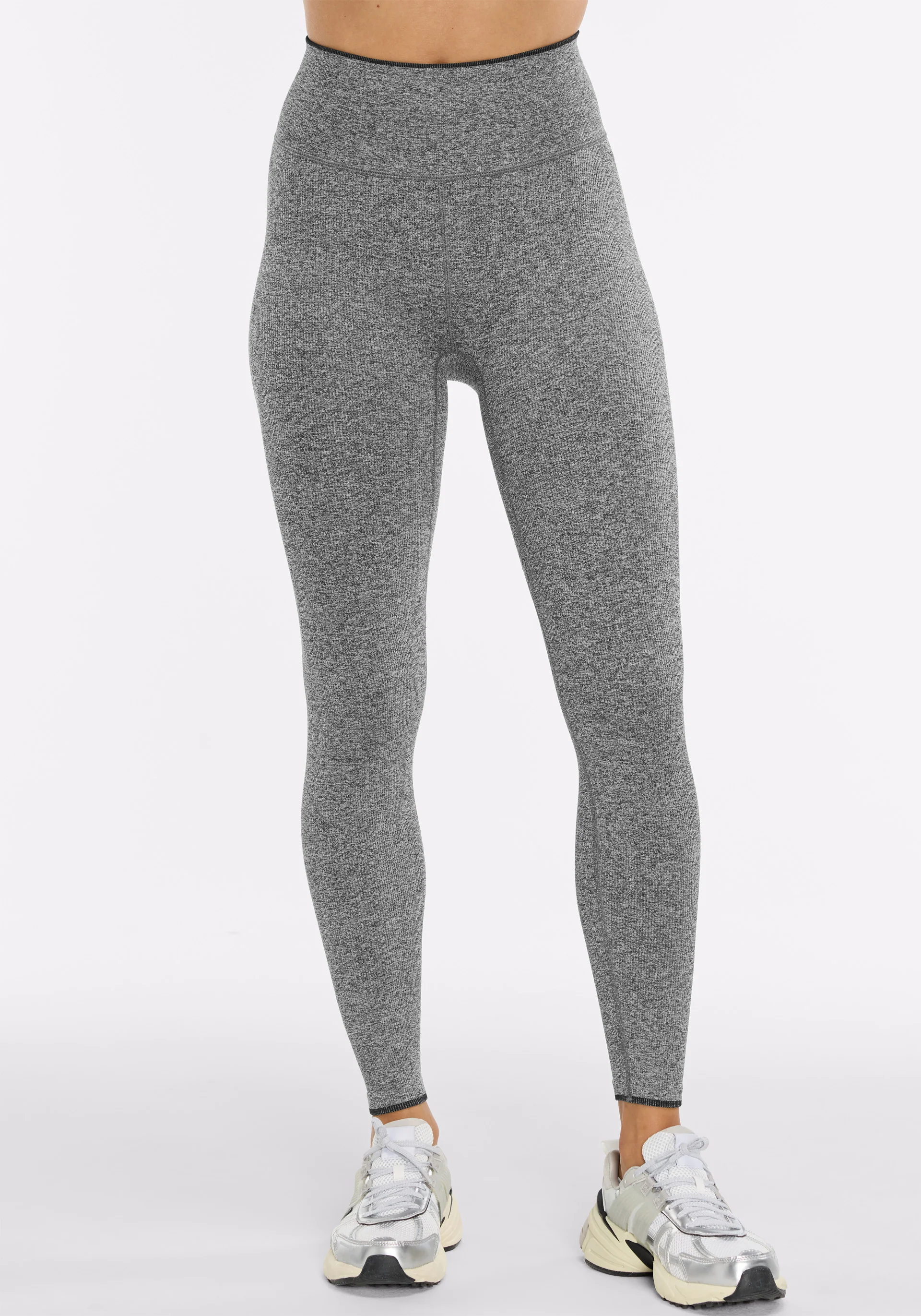 Melange Micro Rib Seamless Legging
