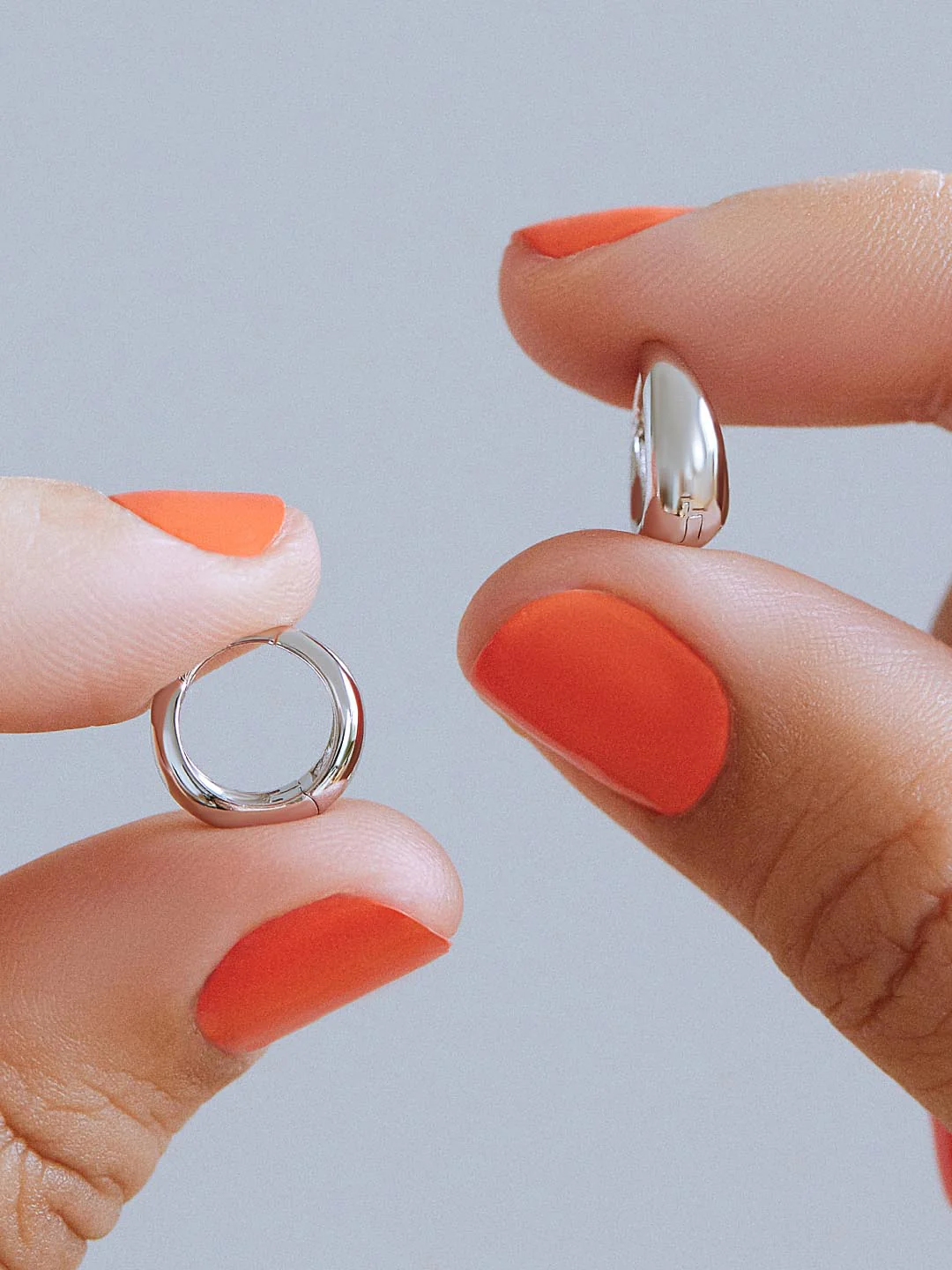 Bold Huggie Hoops - Nate Silver - Image 4