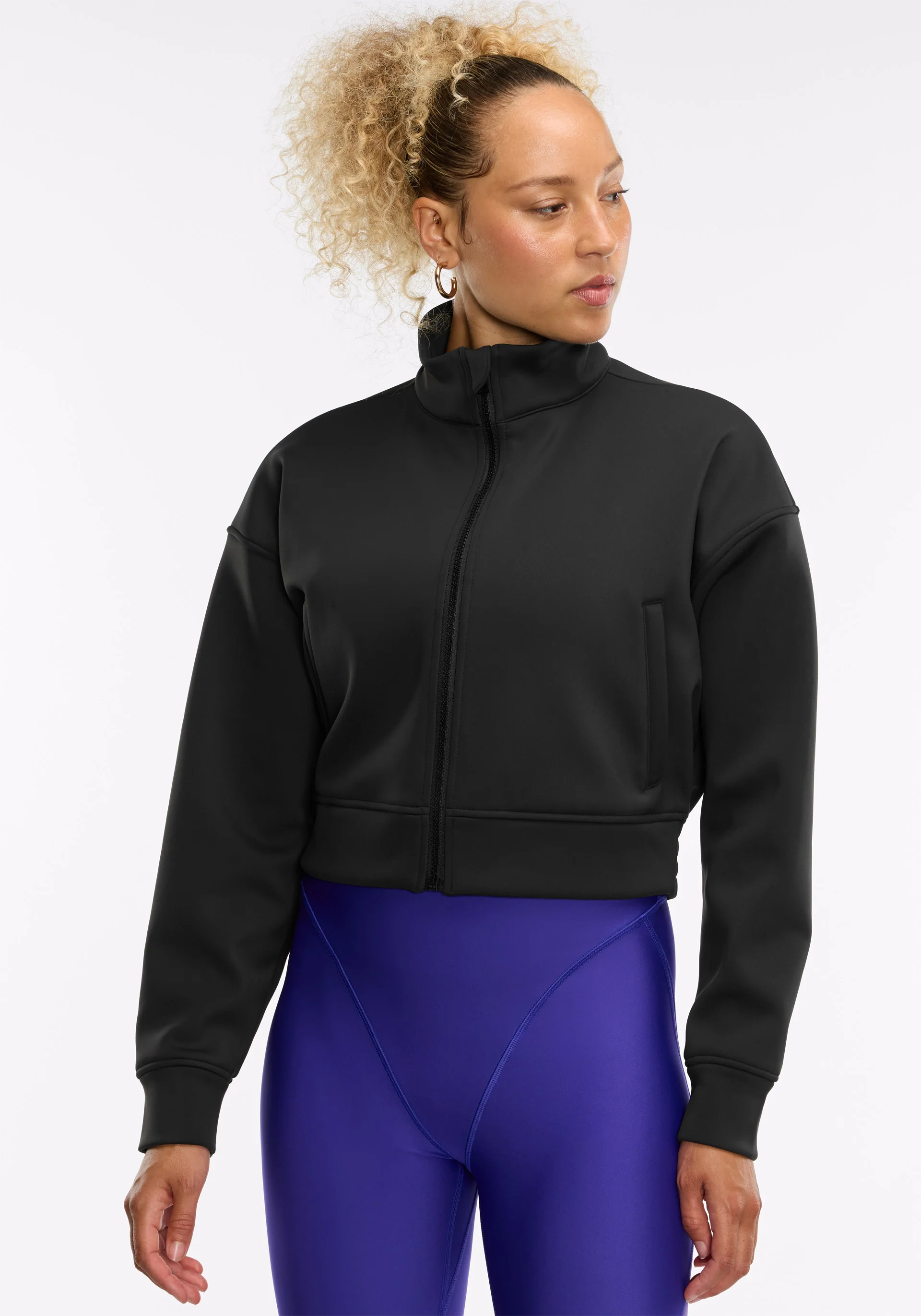 Interlock Cropped Bomber - Image 2