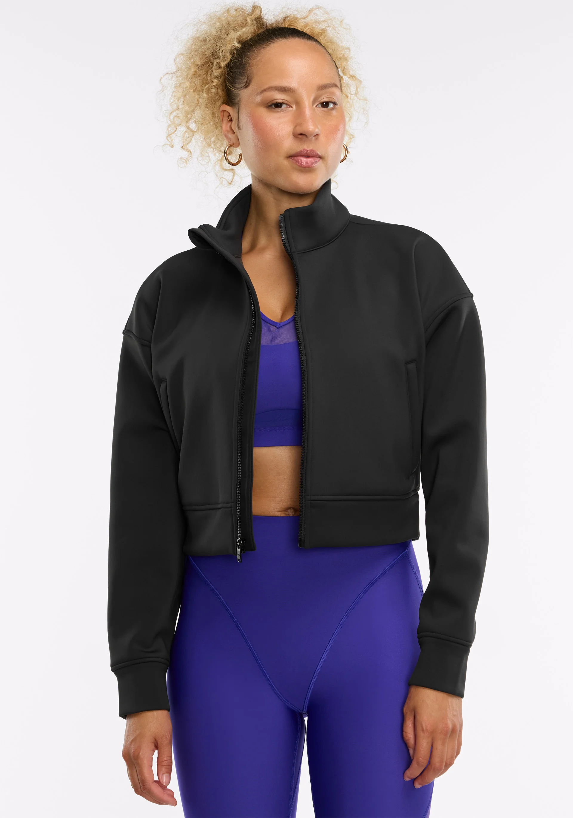 Interlock Cropped Bomber - Image 3