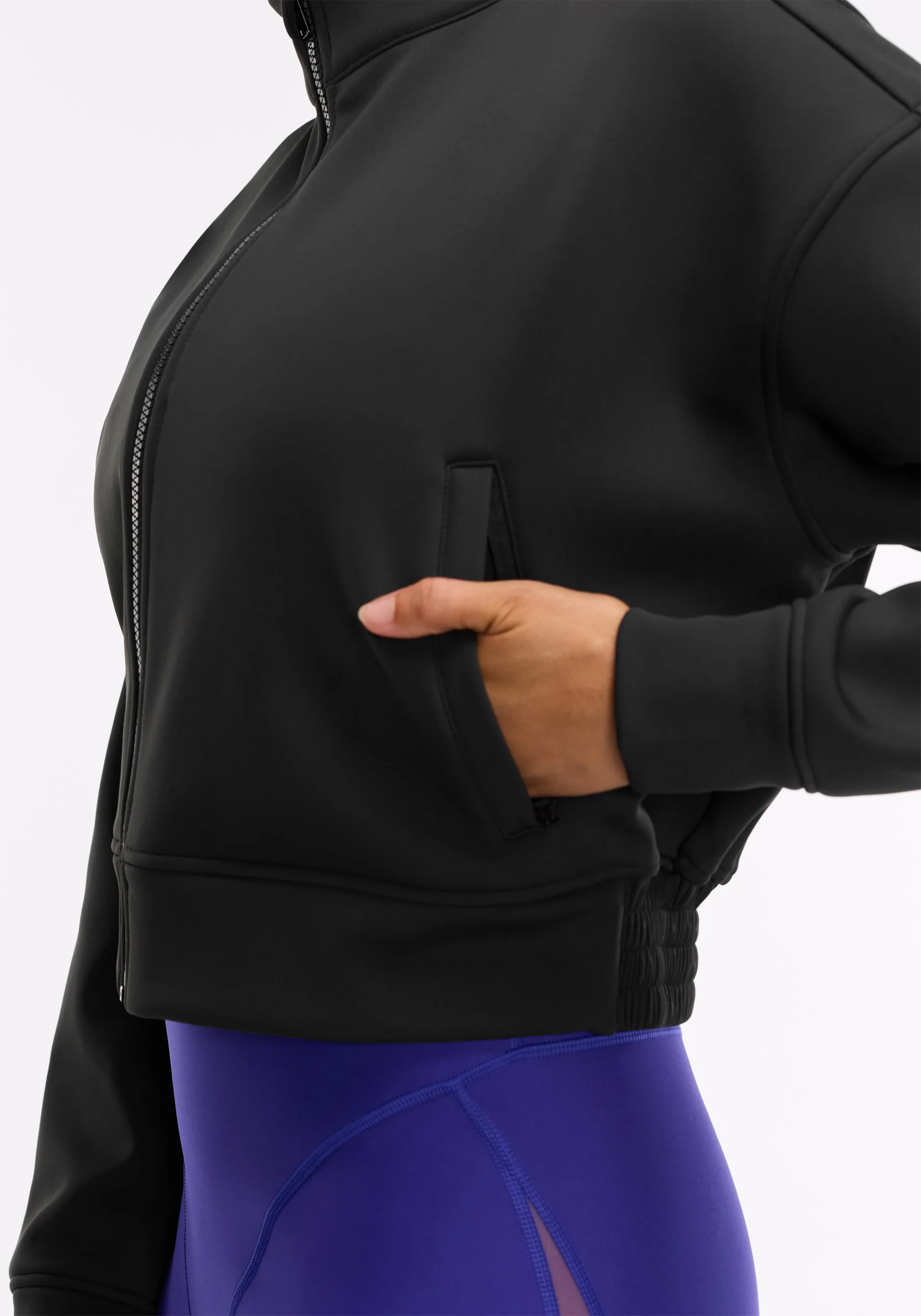 Interlock Cropped Bomber - Image 6