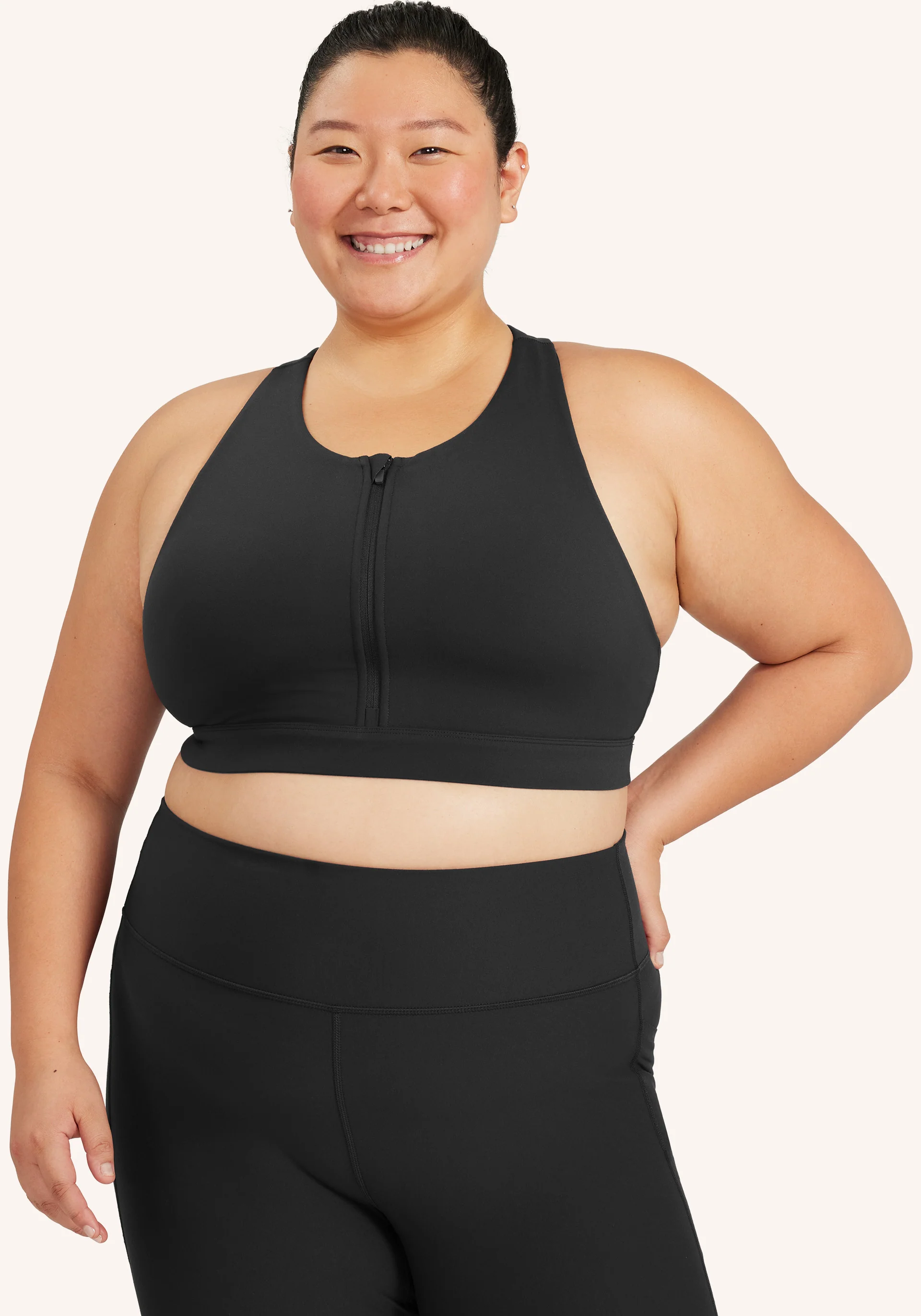 Cadent High Neck Zip Bra - Image 5
