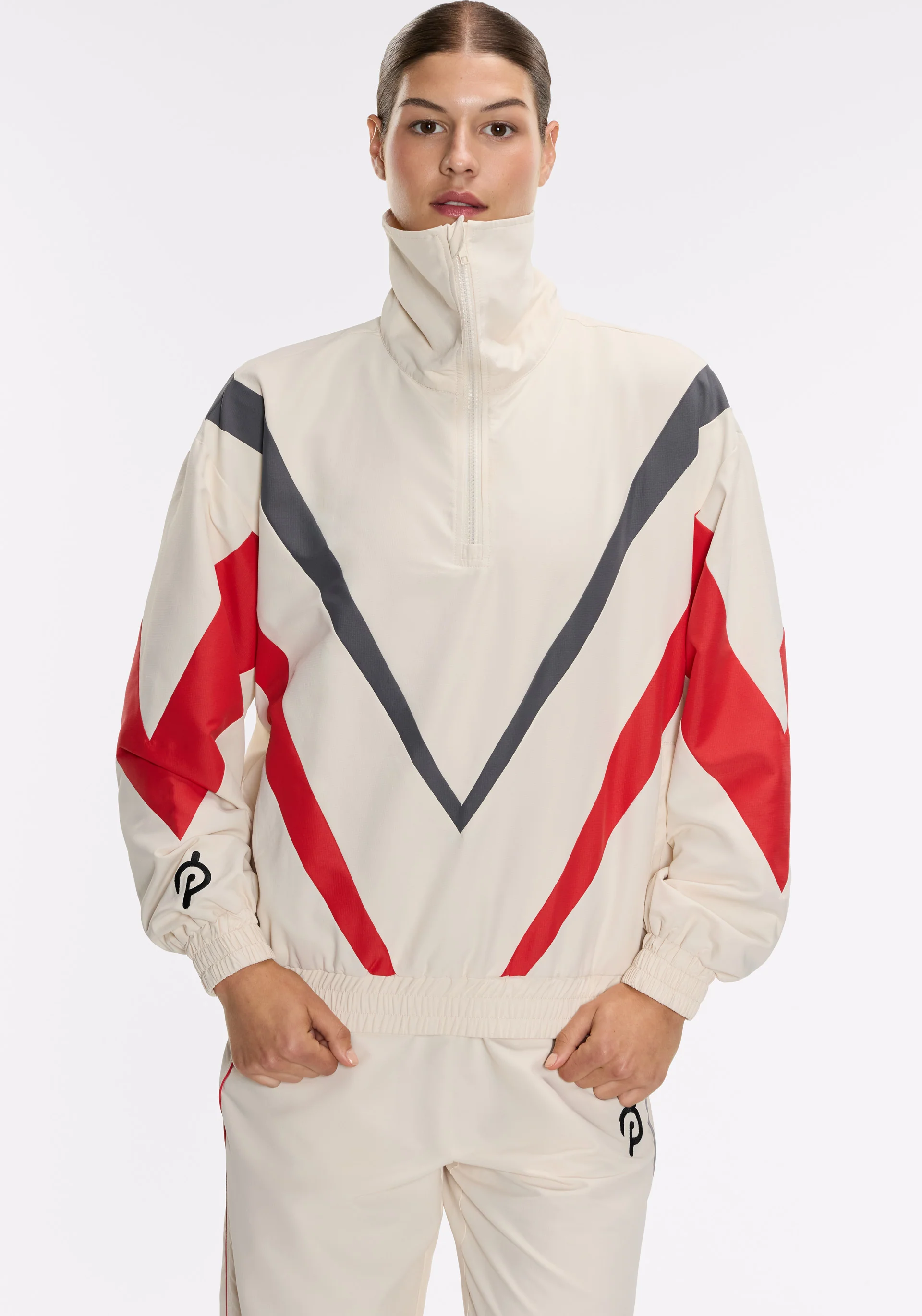 Colorblock Ripstop Chevron ¼ Zip - Image 2