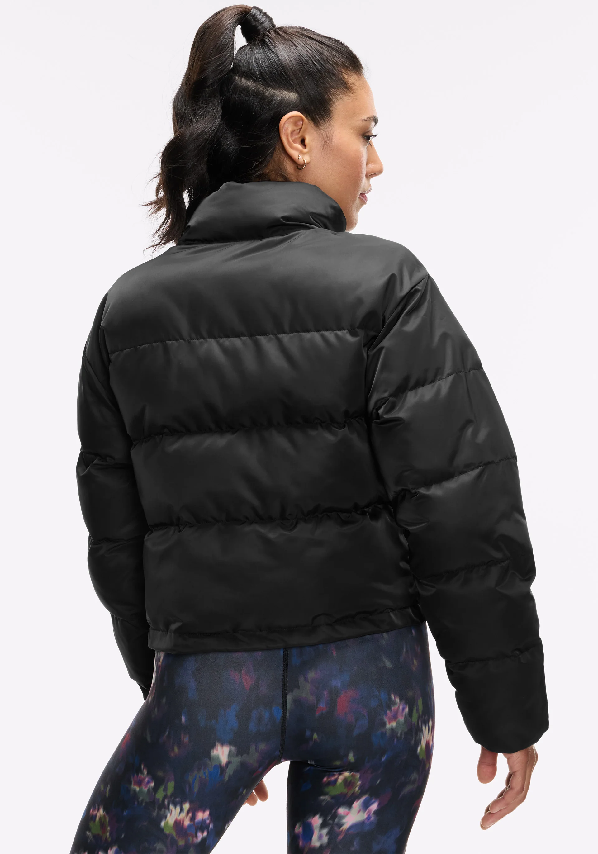 Shine Crop Puffer Jacket - Image 3
