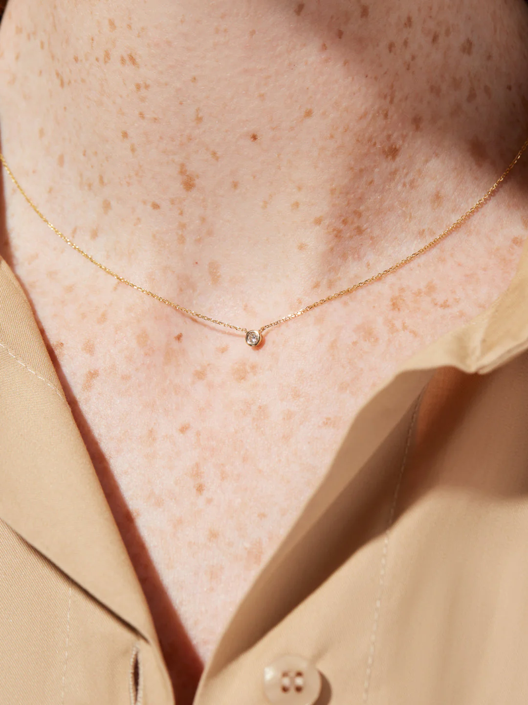 Gold Diamond Necklace - Image 2