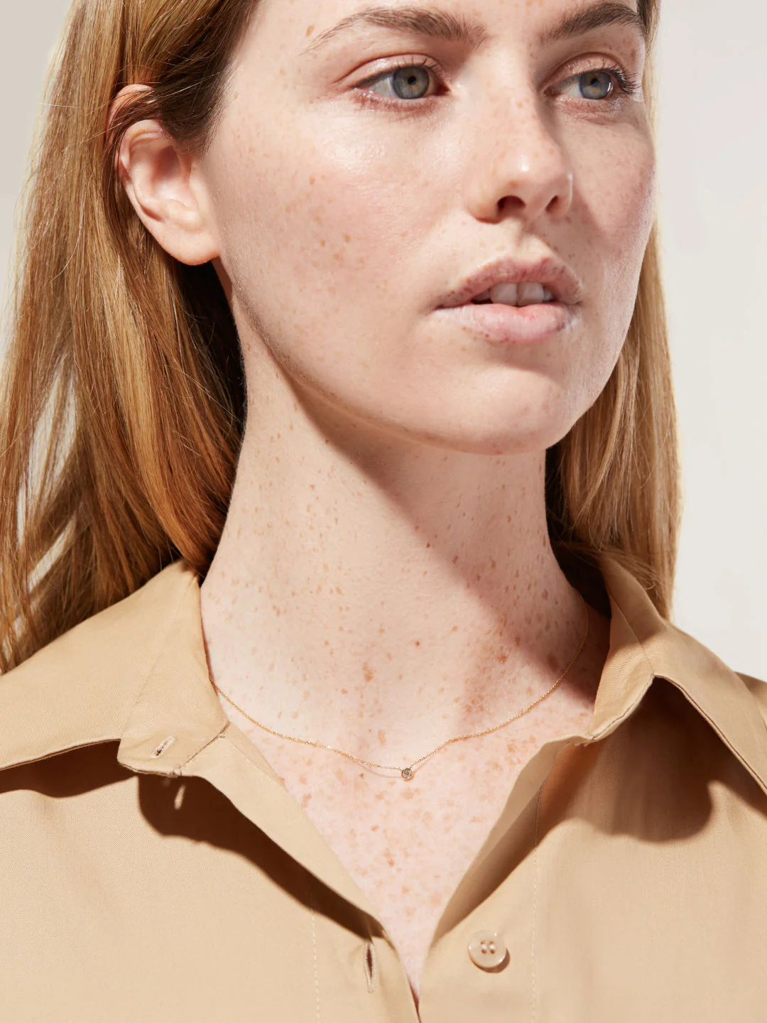 Gold Diamond Necklace - Image 4