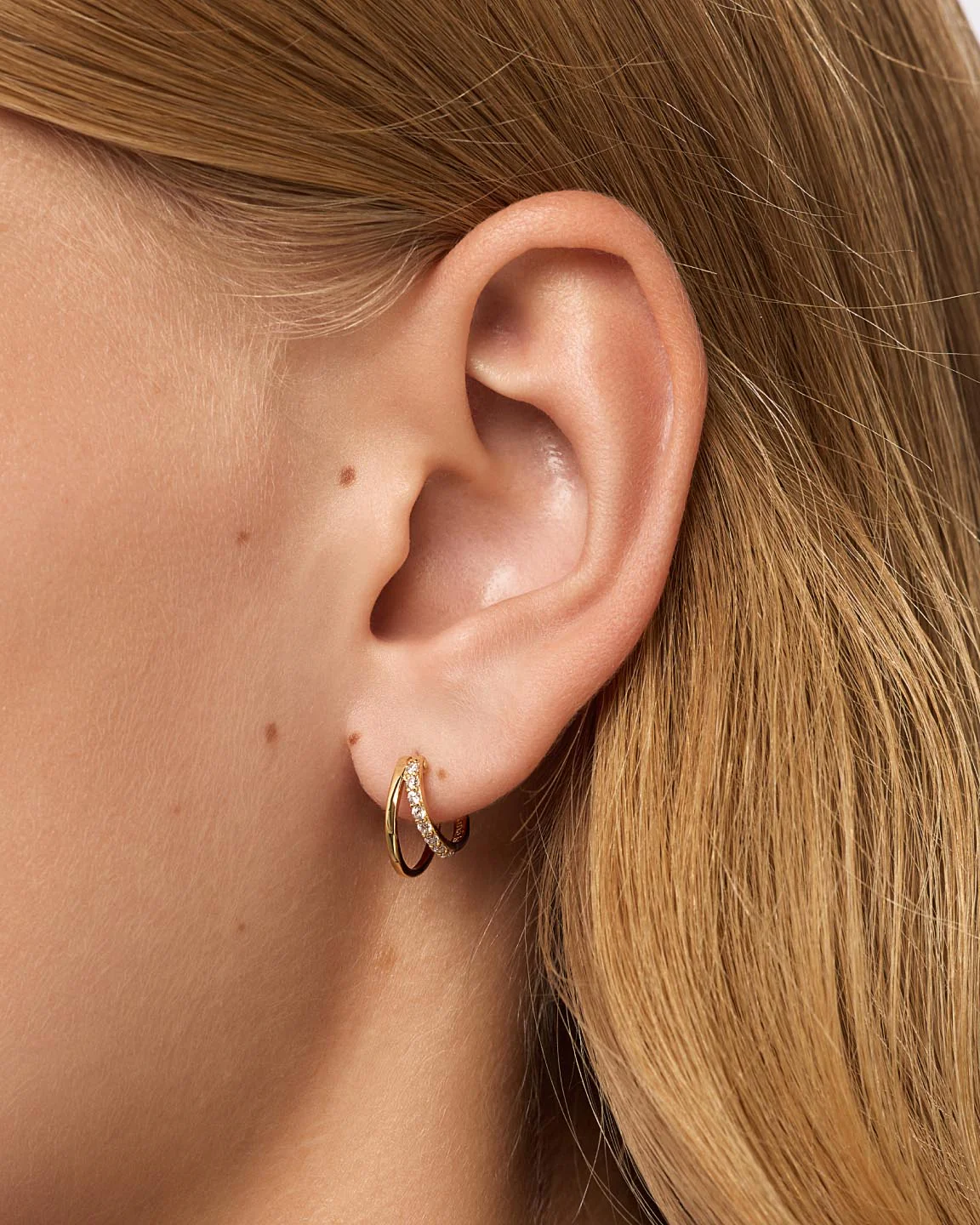 Double Hoop Earrings - Toda - Image 3