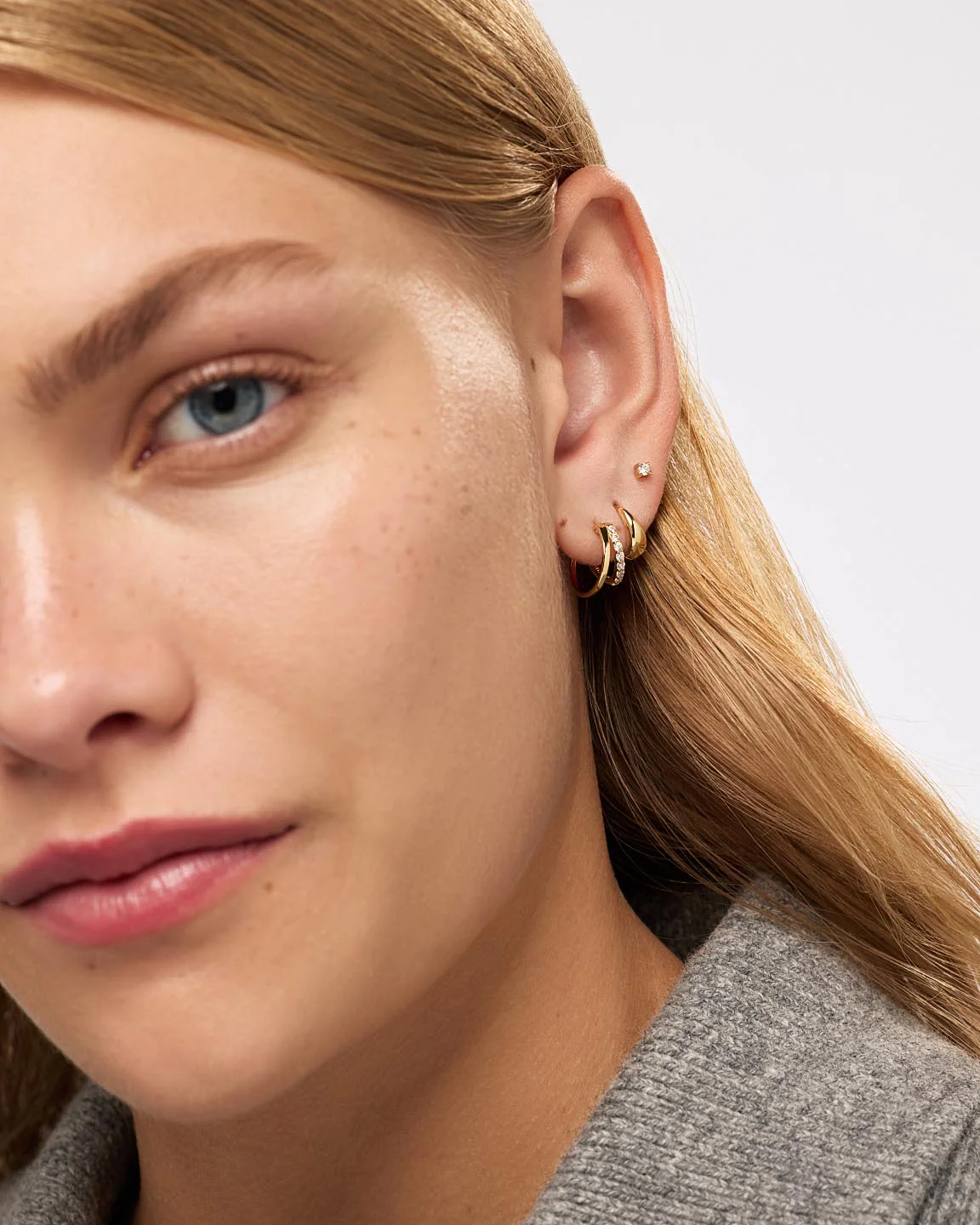 Double Hoop Earrings - Toda - Image 4