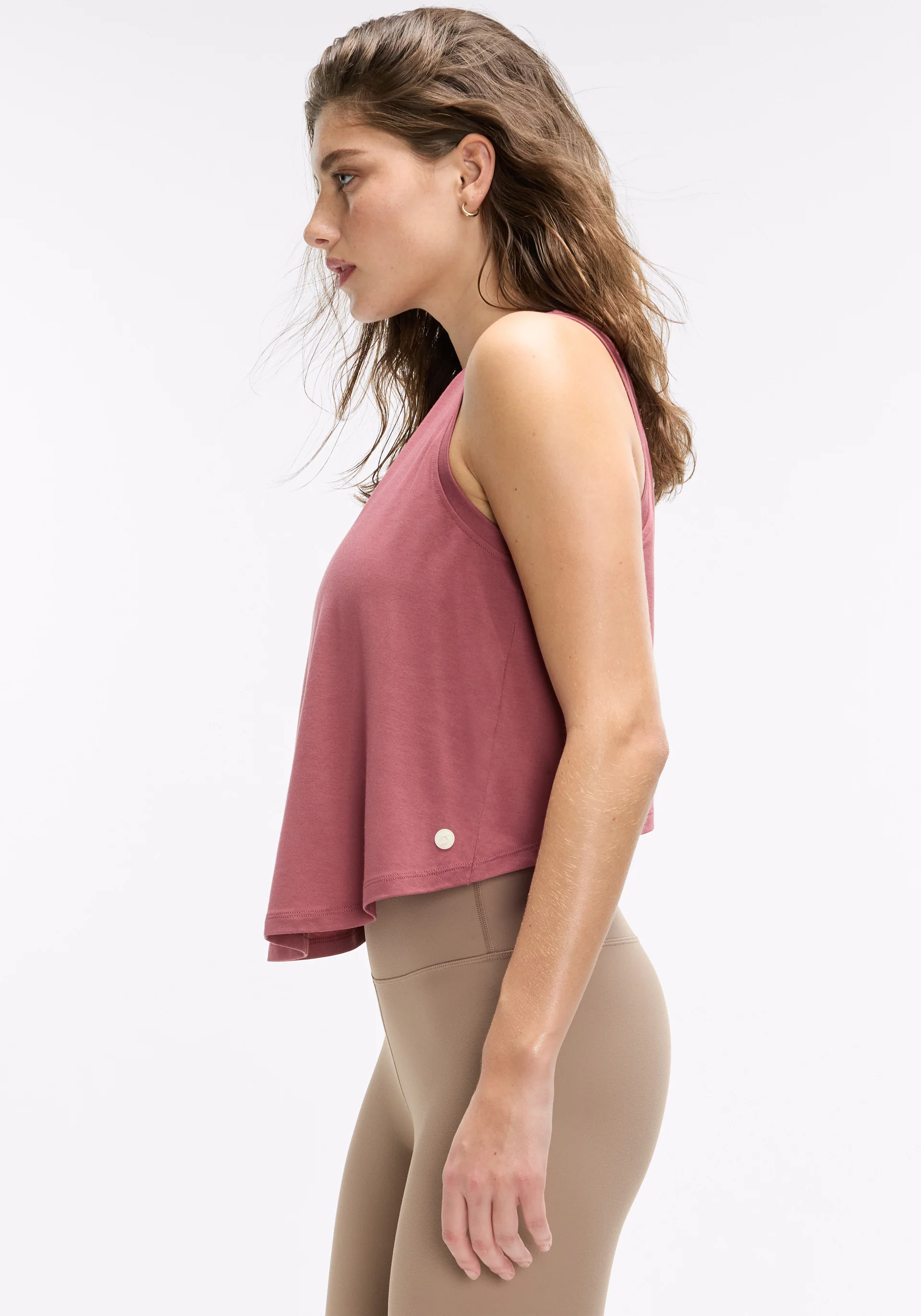 Drapey Interlock Splice Back Muscle Tank - Image 3