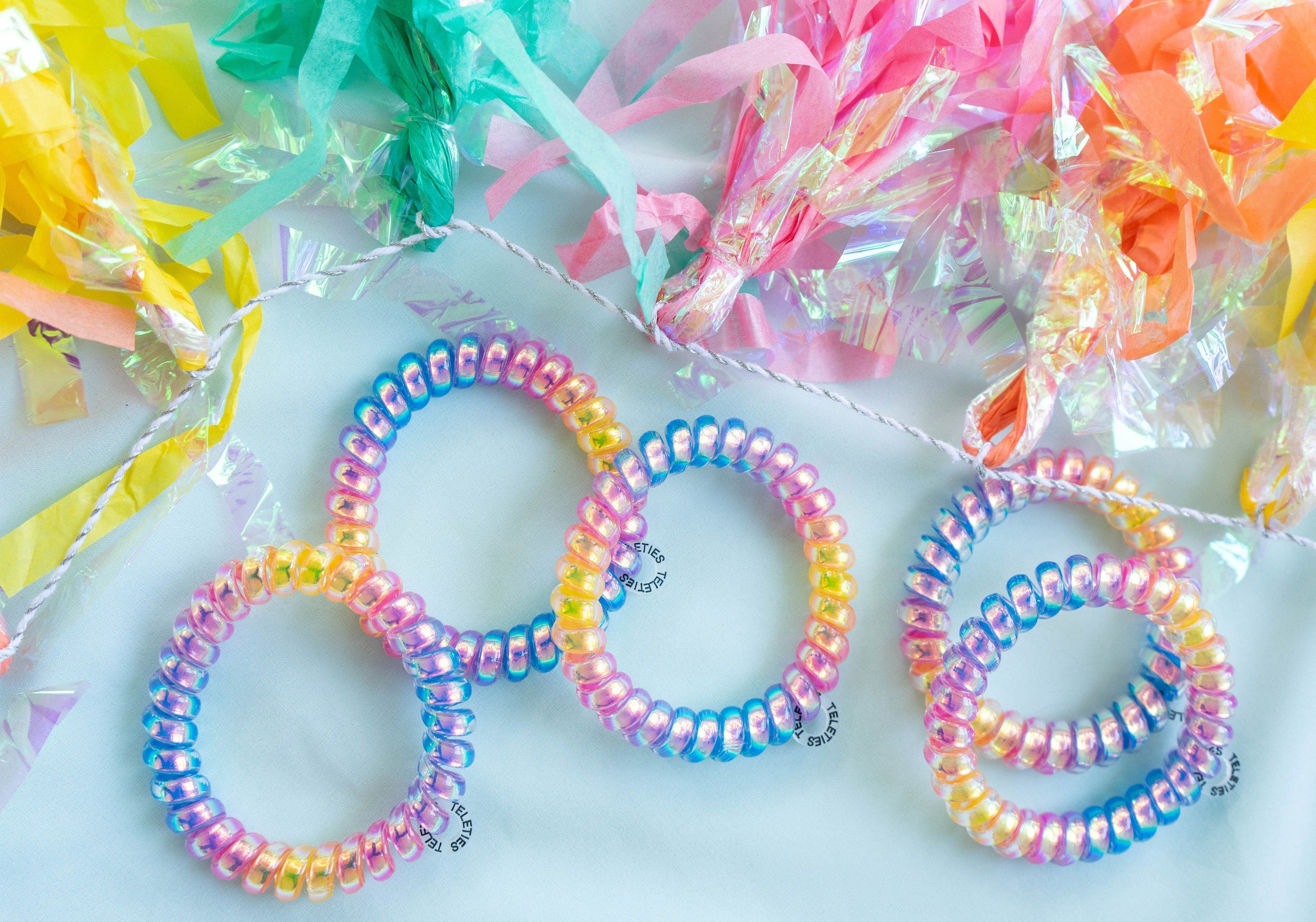 Eat Glitter for Breakfast Small Hair Ties - 3 Pack - Image 3