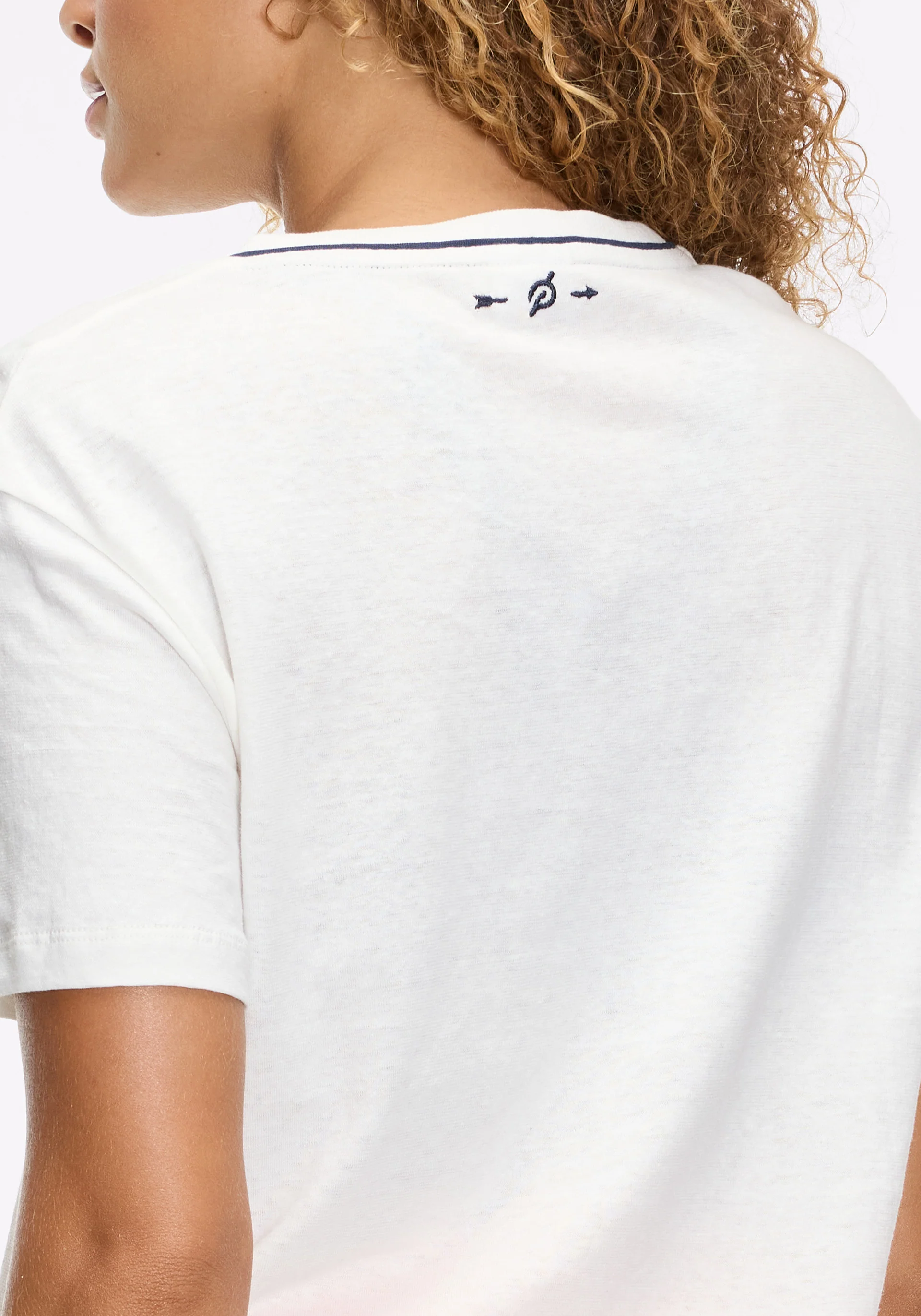 Elina V Neck Tee - Image 4