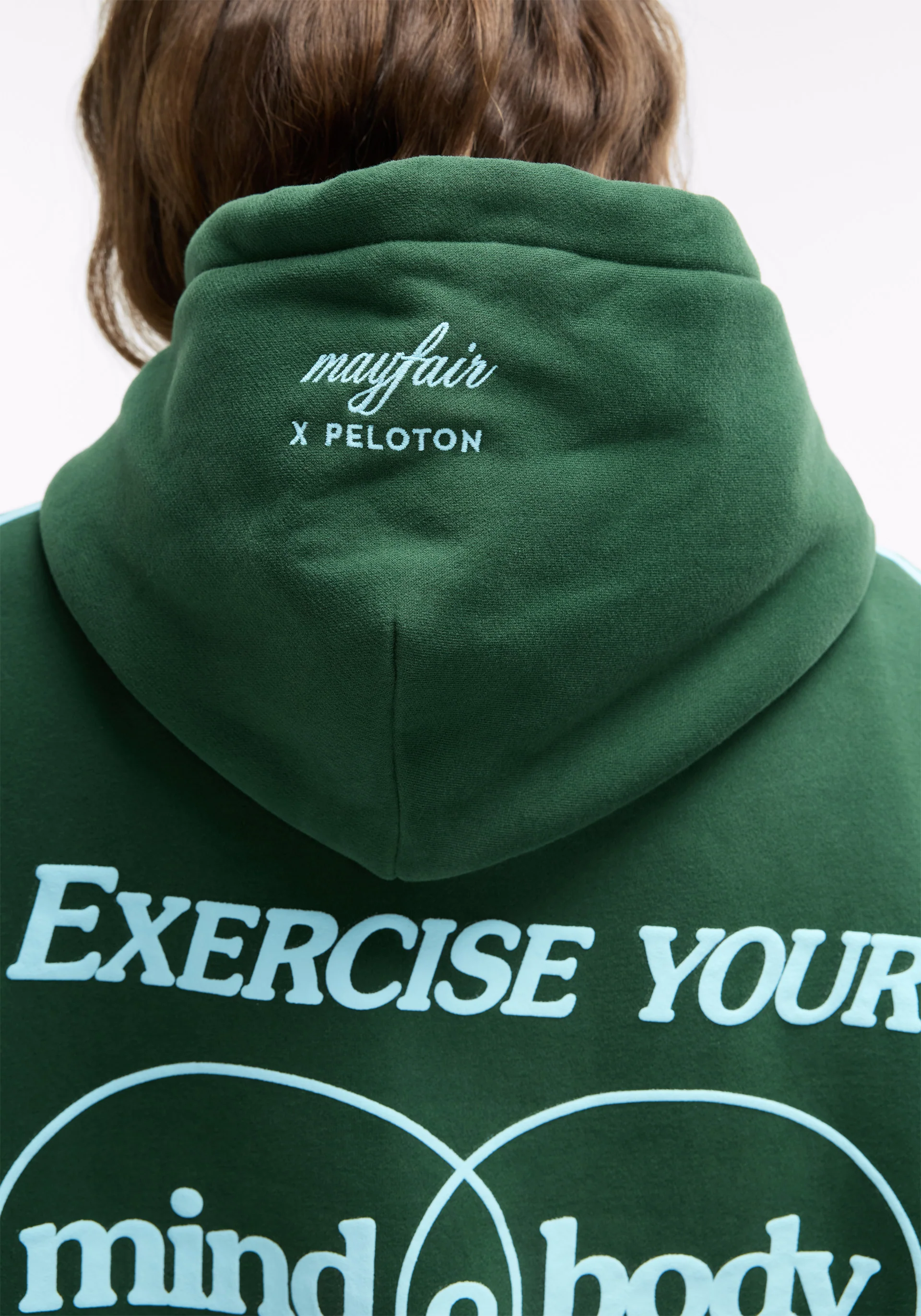 Exercise Your Mind, Body & Heart Oversized Hoodie - Image 5