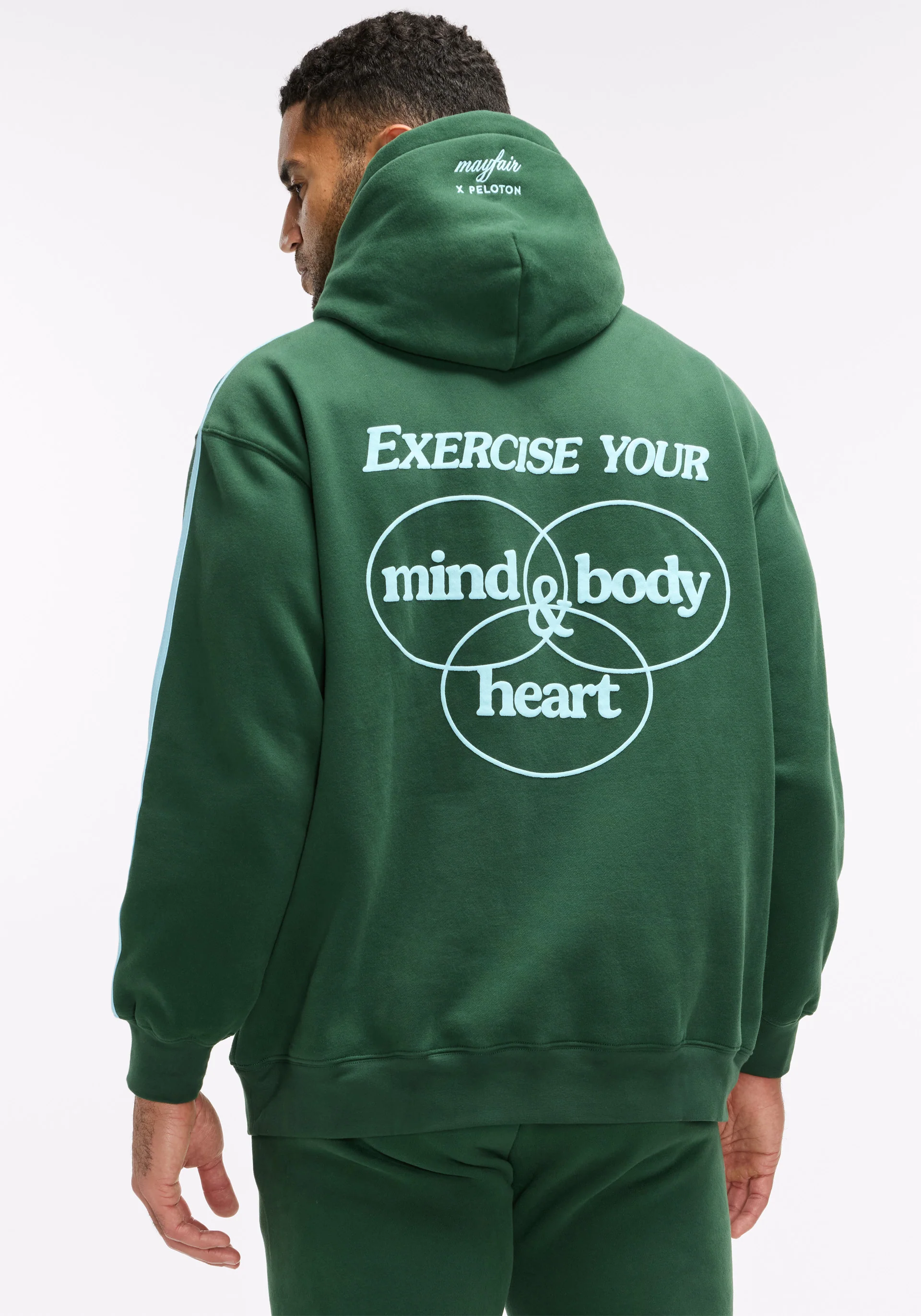 Exercise Your Mind, Body & Heart Oversized Hoodie - Image 9