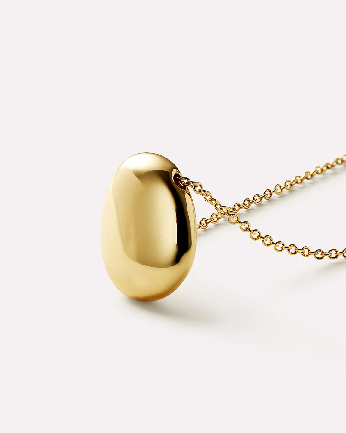Gold Pendant Necklace - Pebble Mini - Image 5