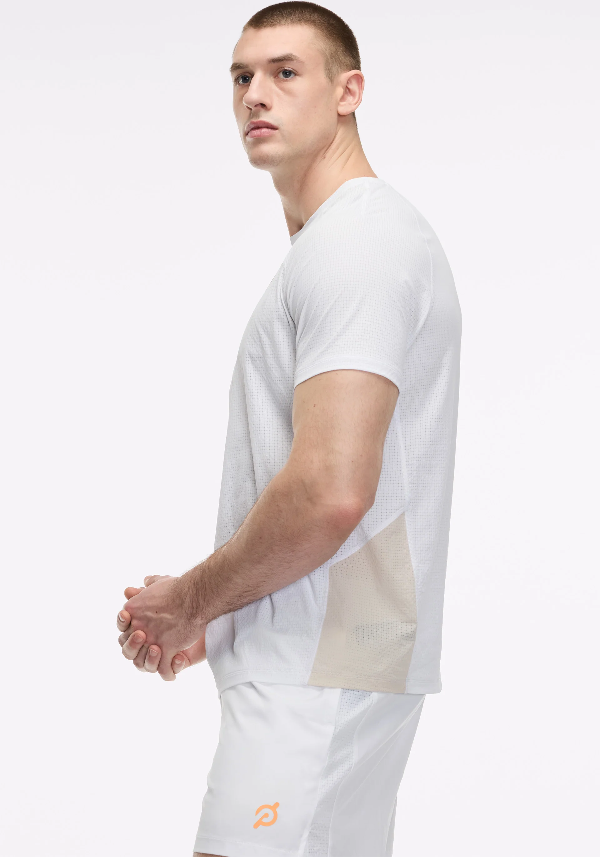 Grid Jacquard Colorblock Short Sleeve - Image 2