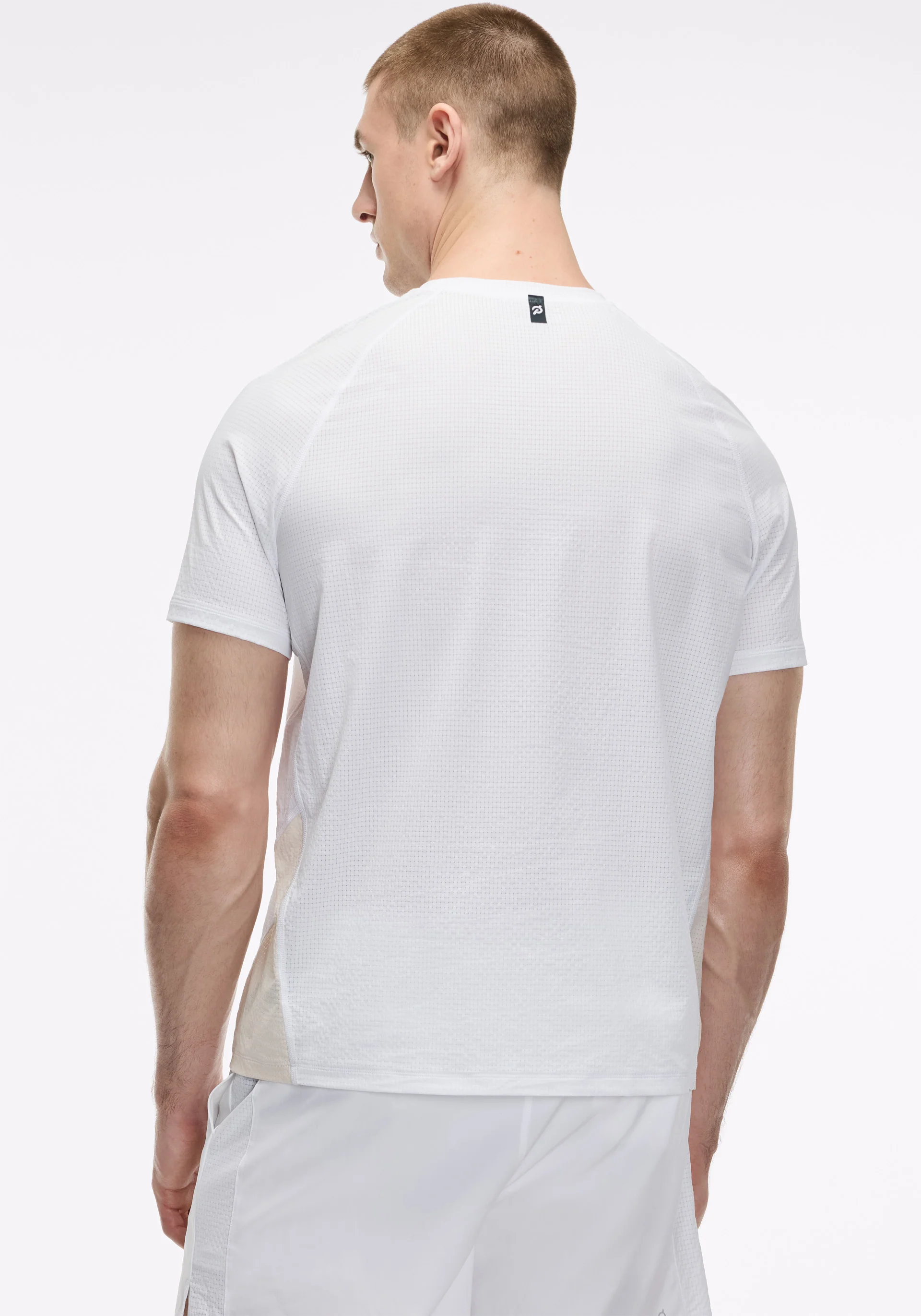 Grid Jacquard Colorblock Short Sleeve - Image 3