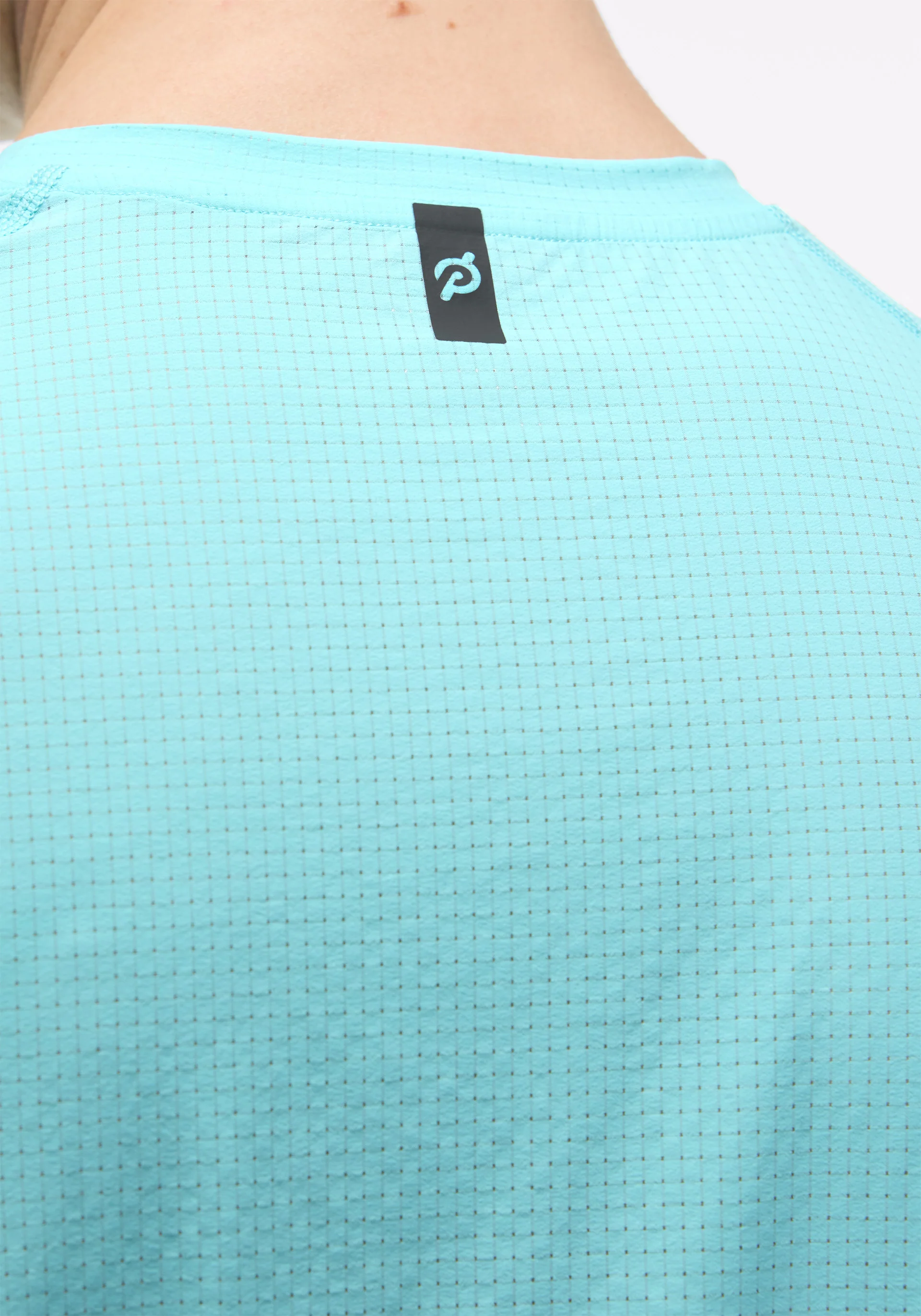 Grid Jacquard Colorblock Short Sleeve - Image 4