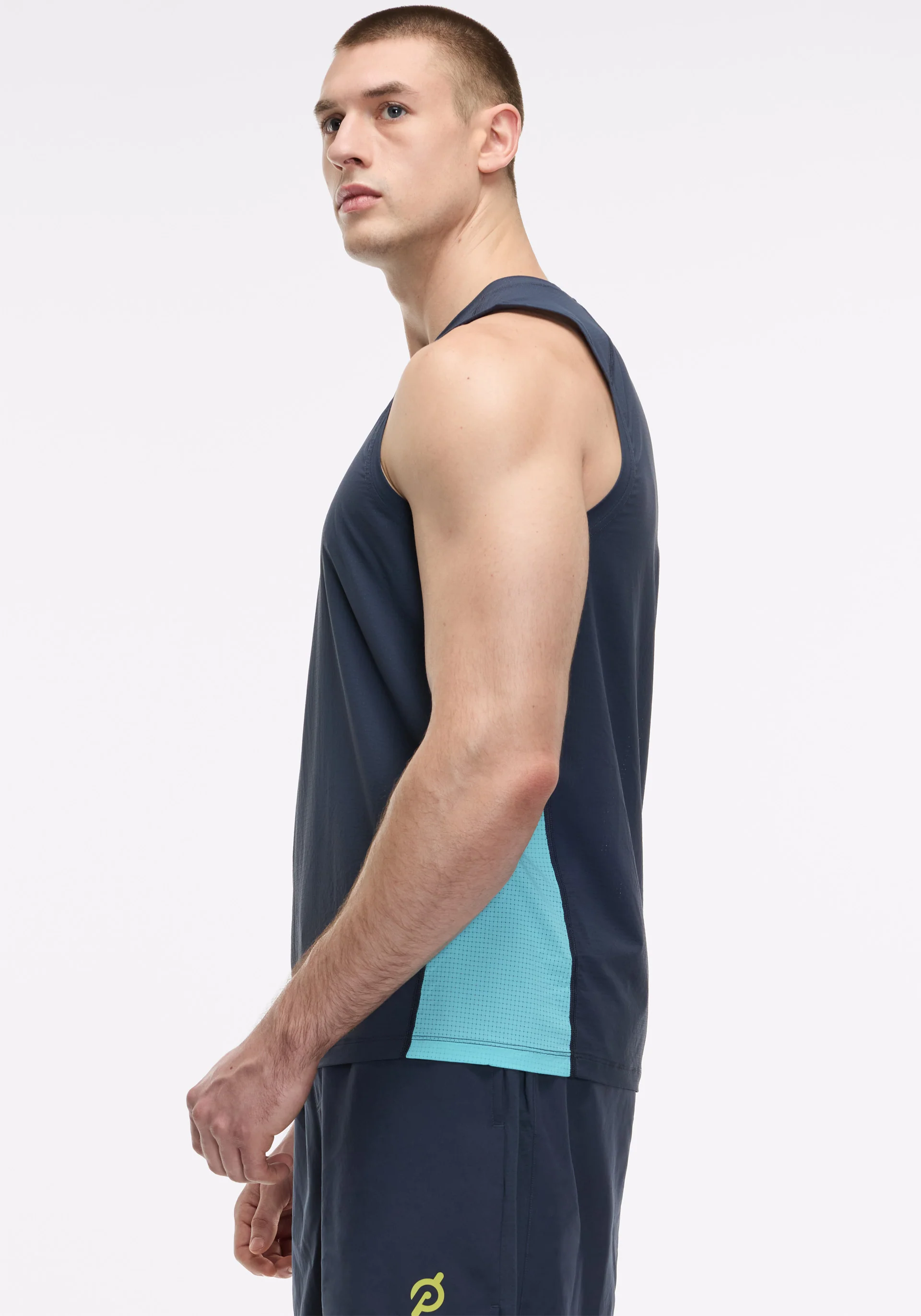 Grid Jacquard Colorblock Tank - Image 2