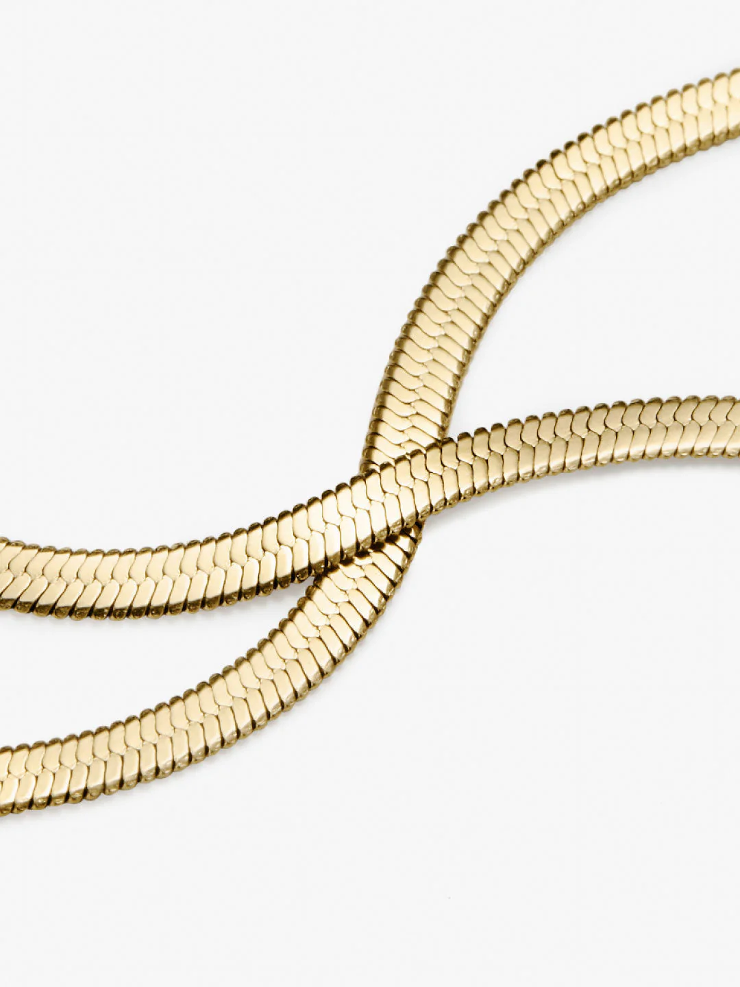 Herringbone Chain Necklace - Ina - Image 4