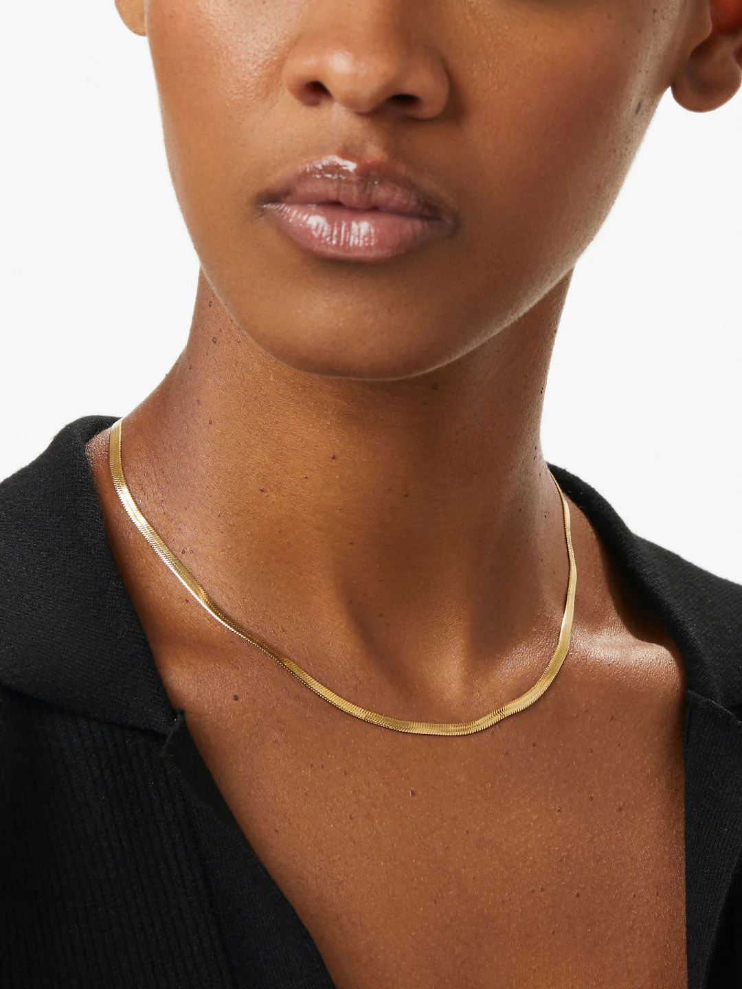 Herringbone Chain Necklace - Ina - Image 5
