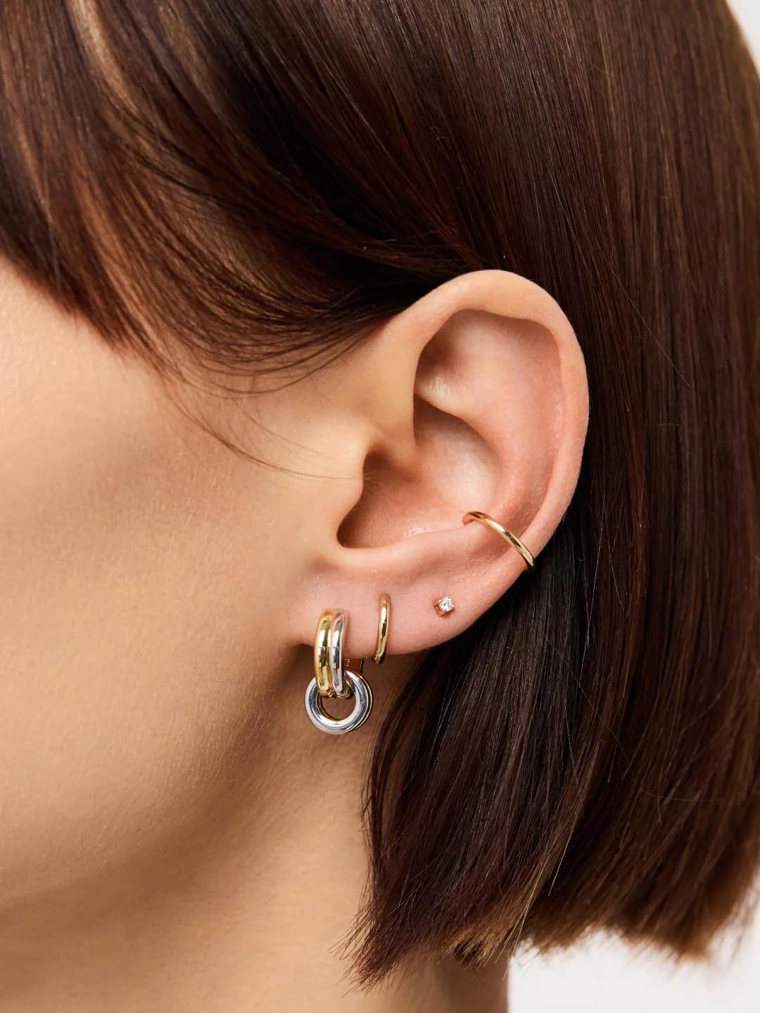 Huggie Earrings - Asher Drop - Image 2