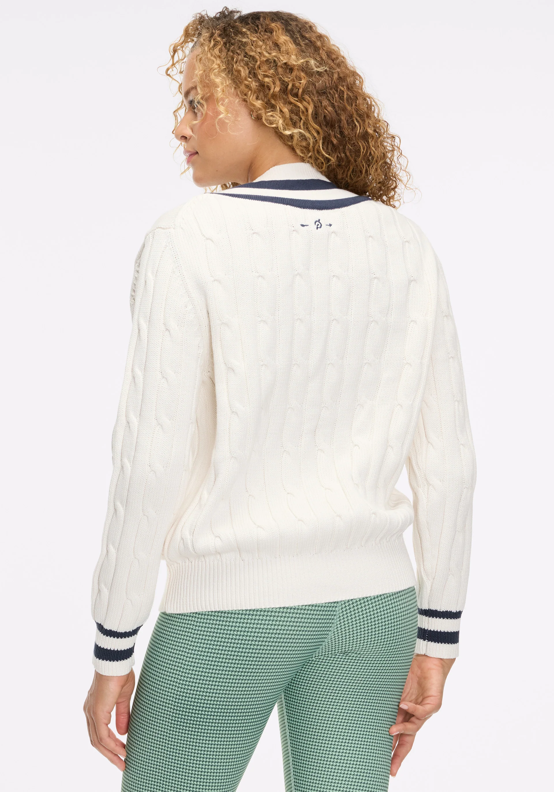 Louie V Neck Knit Sweater - Image 3