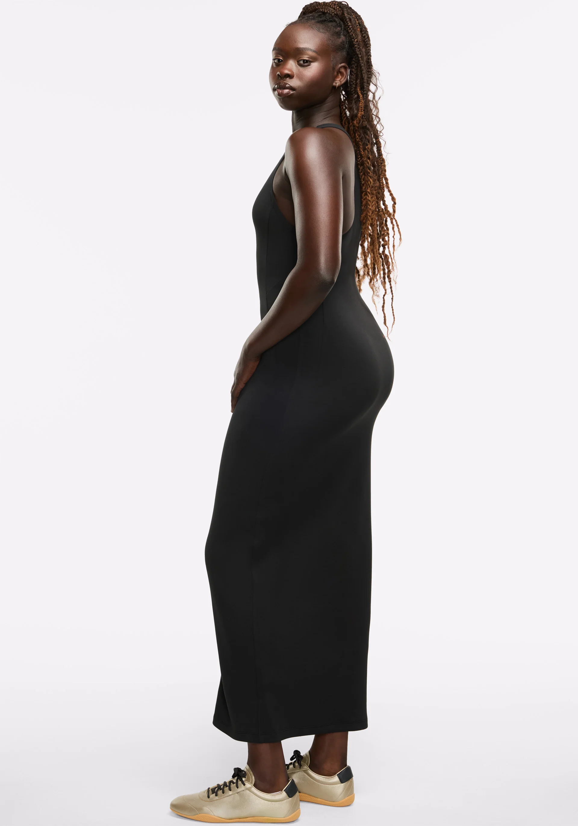 Racerback Maxi Zip Dress - Image 4