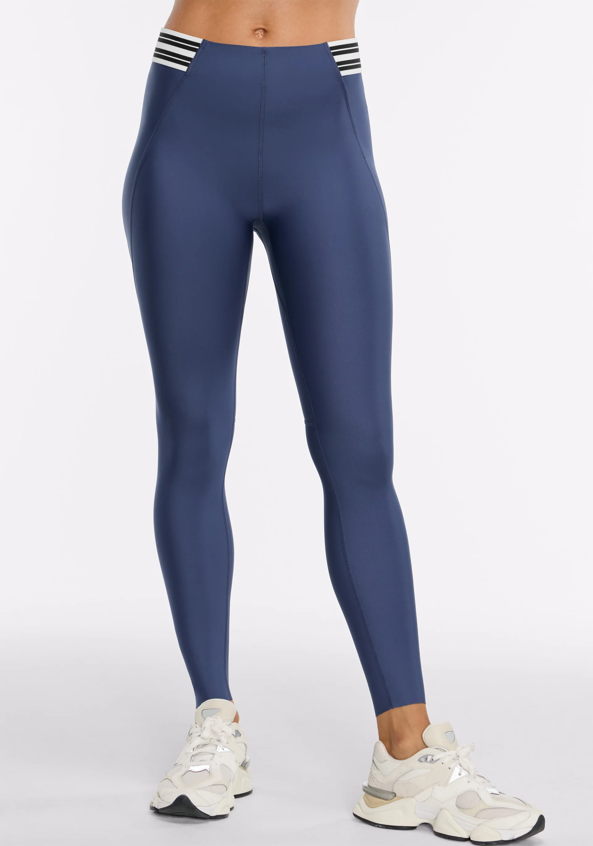 Merit ⅞ Striped Elastic Legging