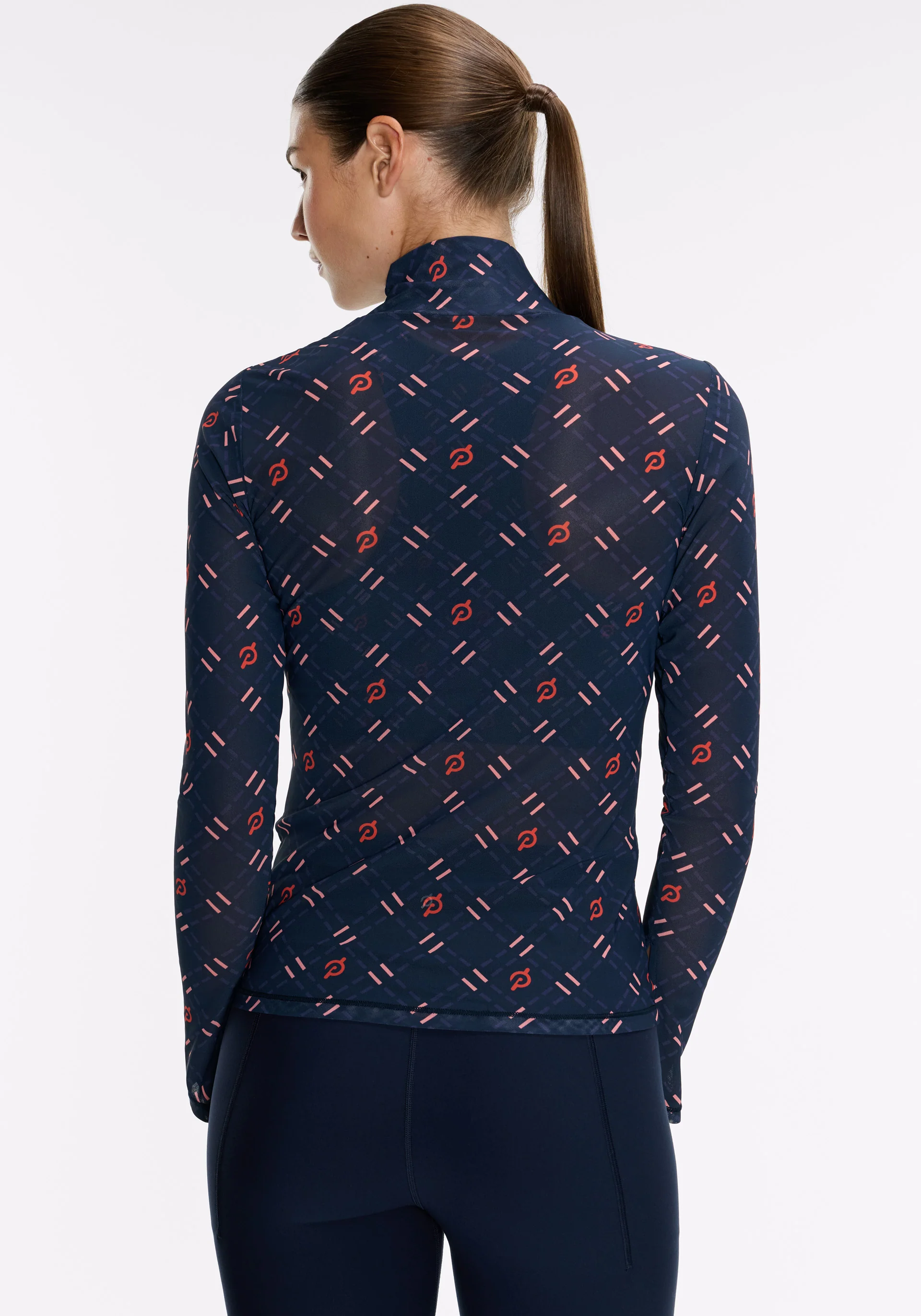 Mesh Mock Neck Long Sleeve - Image 3