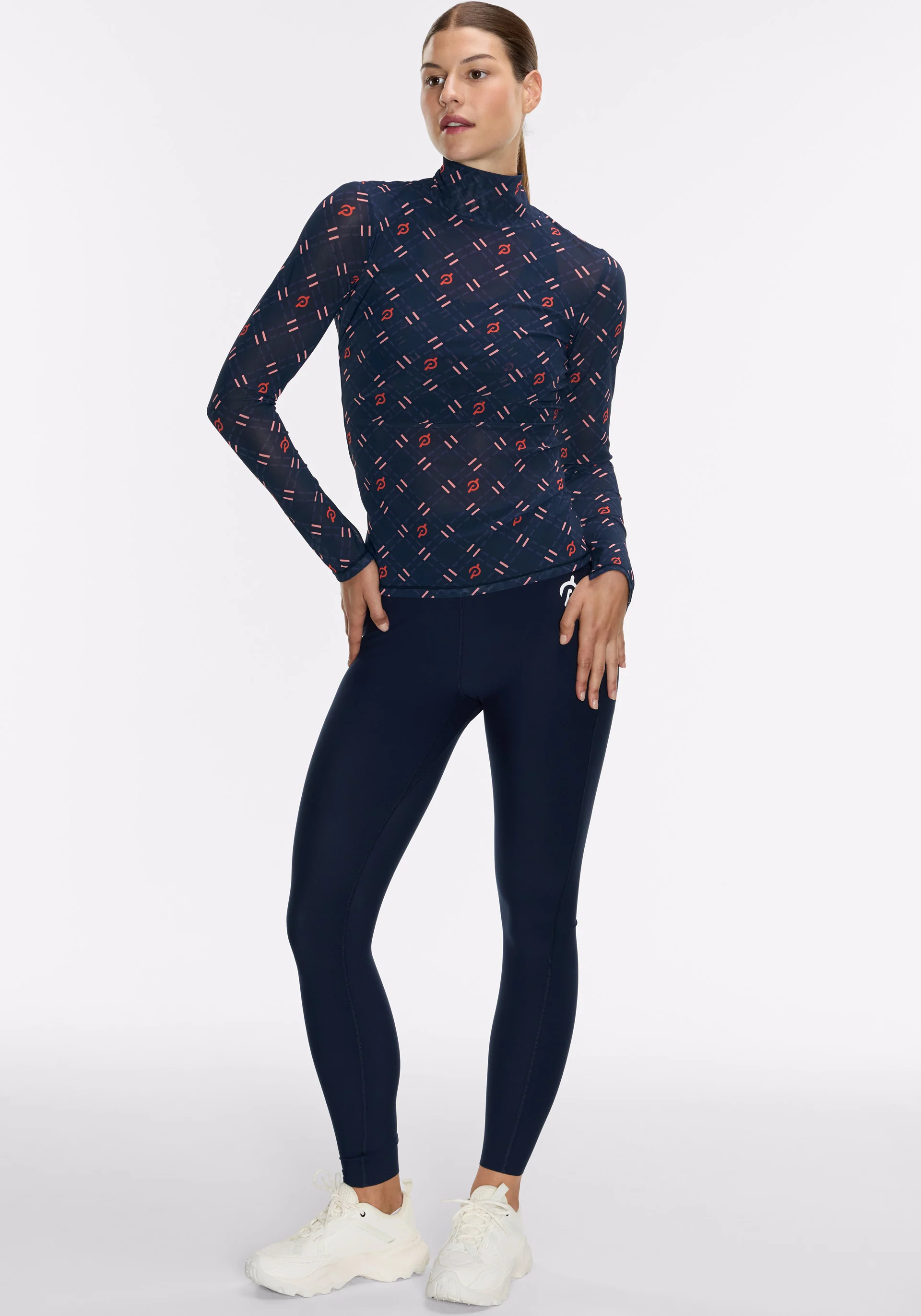 Mesh Mock Neck Long Sleeve - Image 6