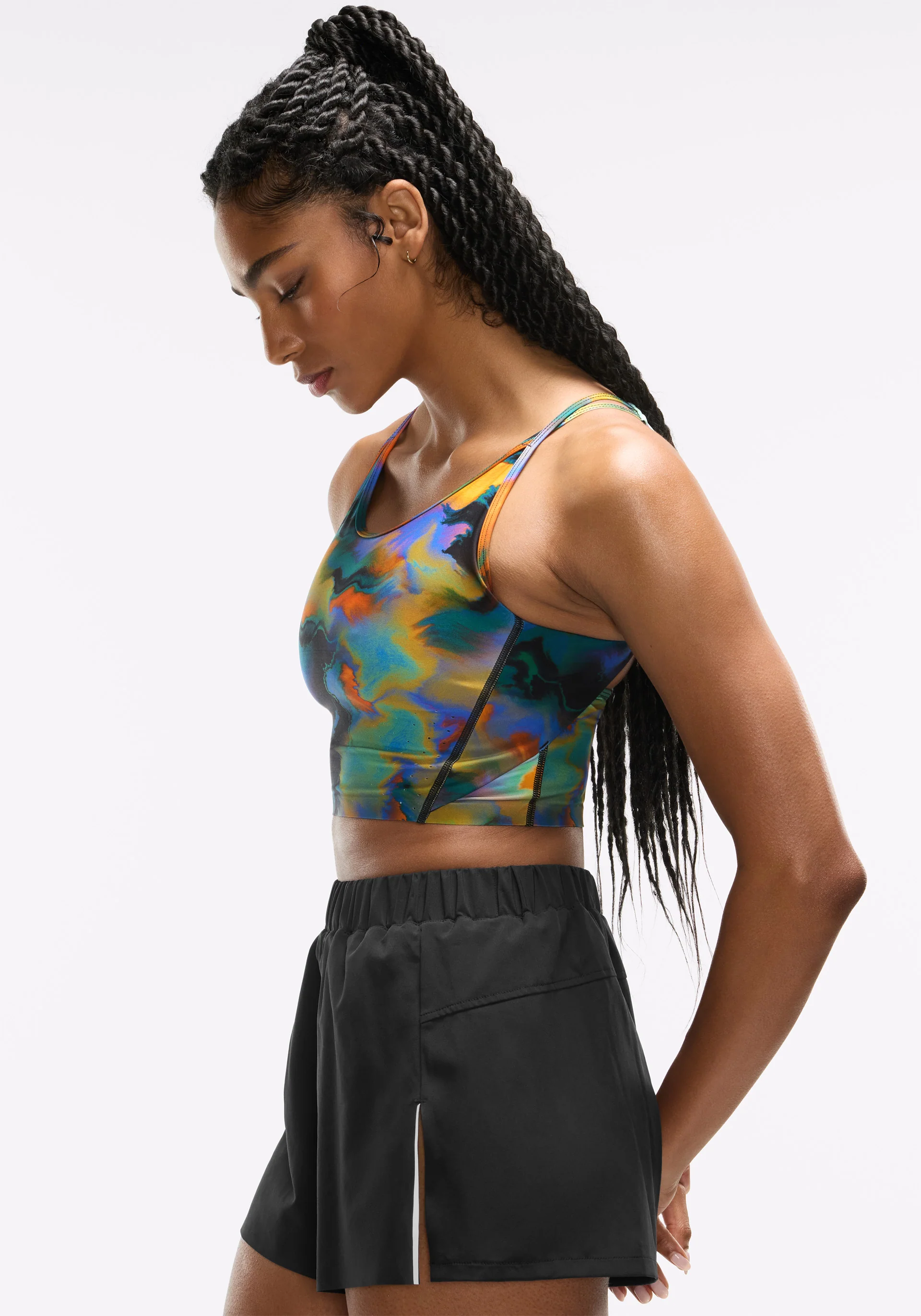 PaceForm Longline Laser Perforated Bra - Image 3