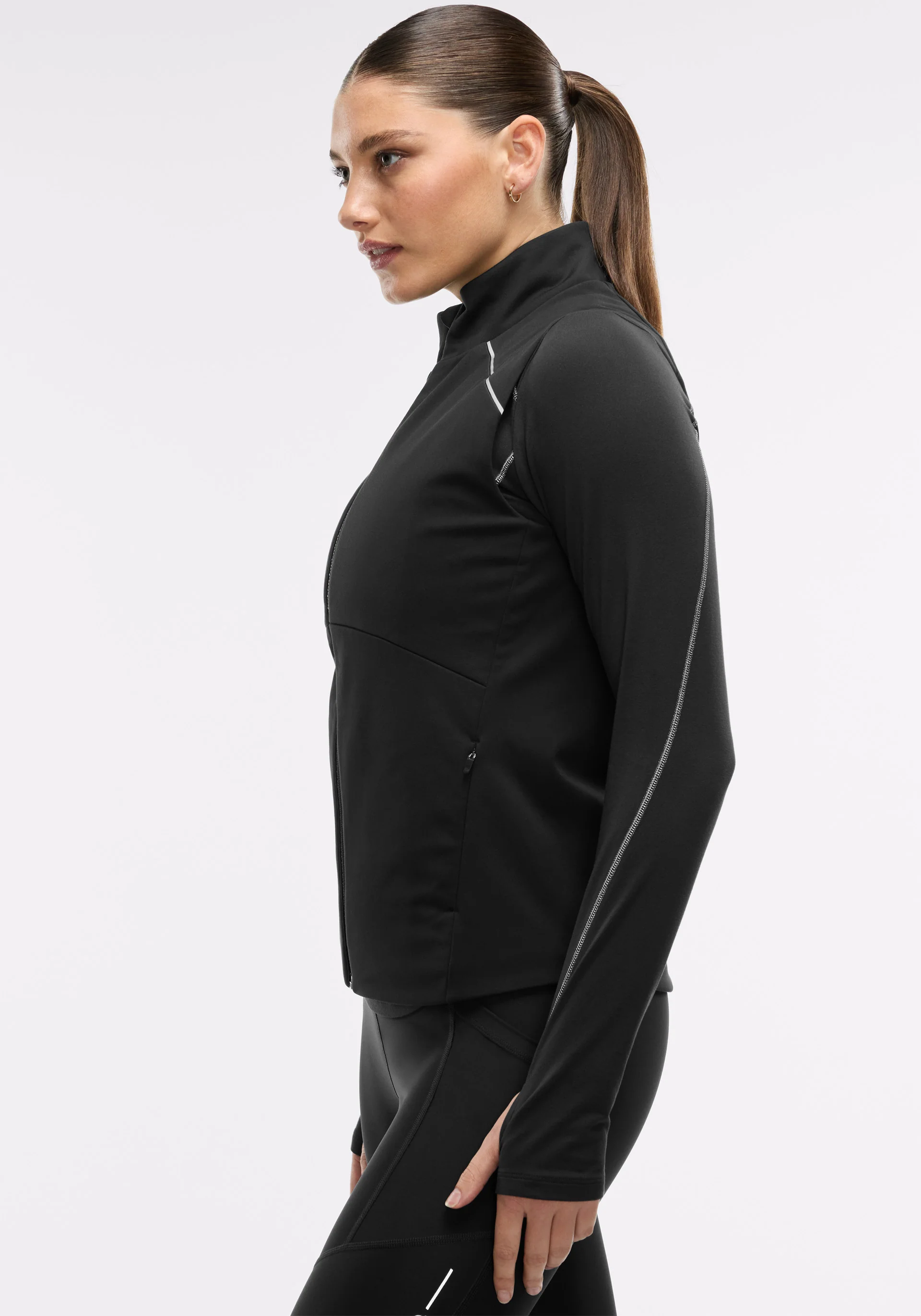 Padded Full Zip Run Vest - Image 2