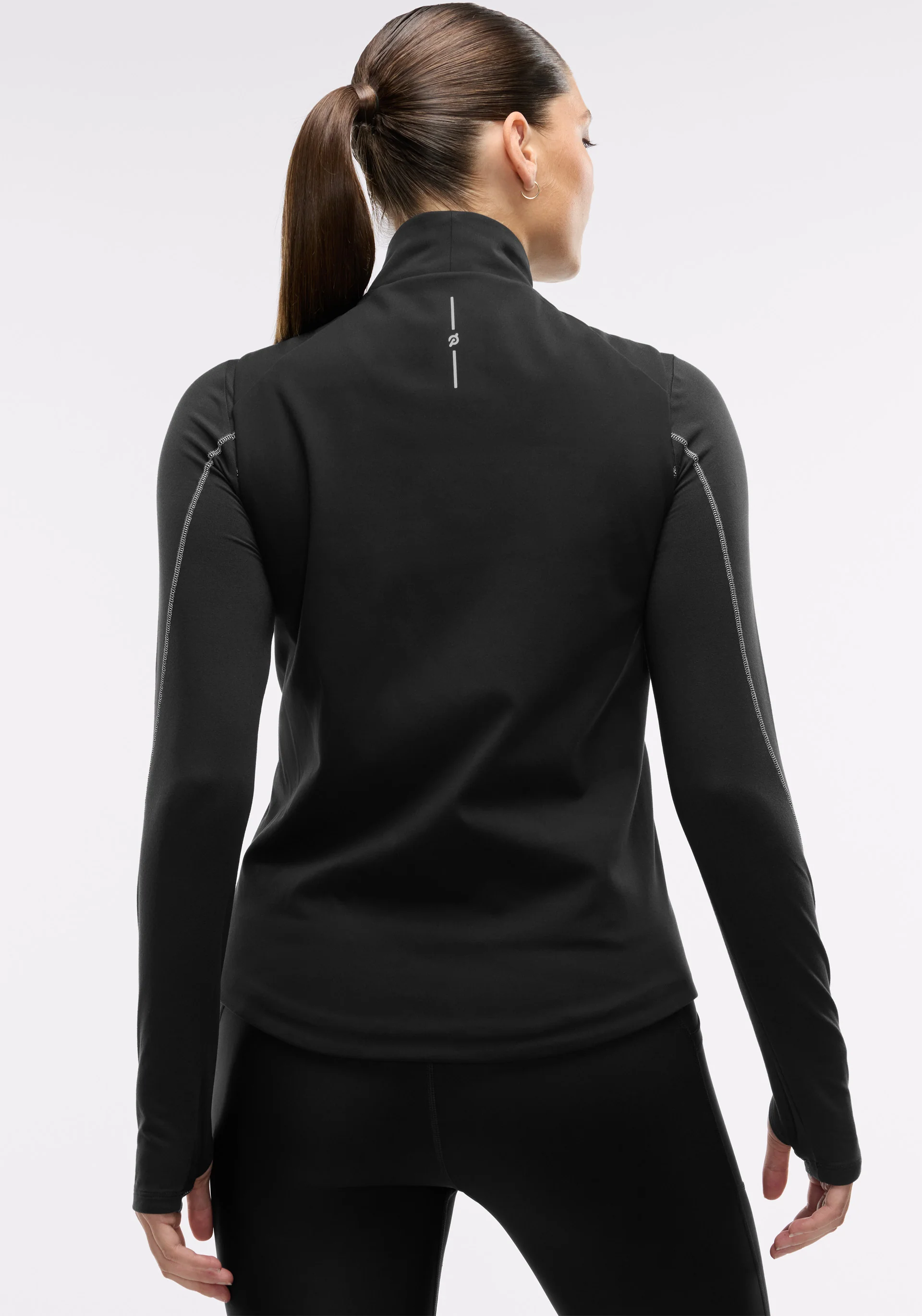 Padded Full Zip Run Vest - Image 3