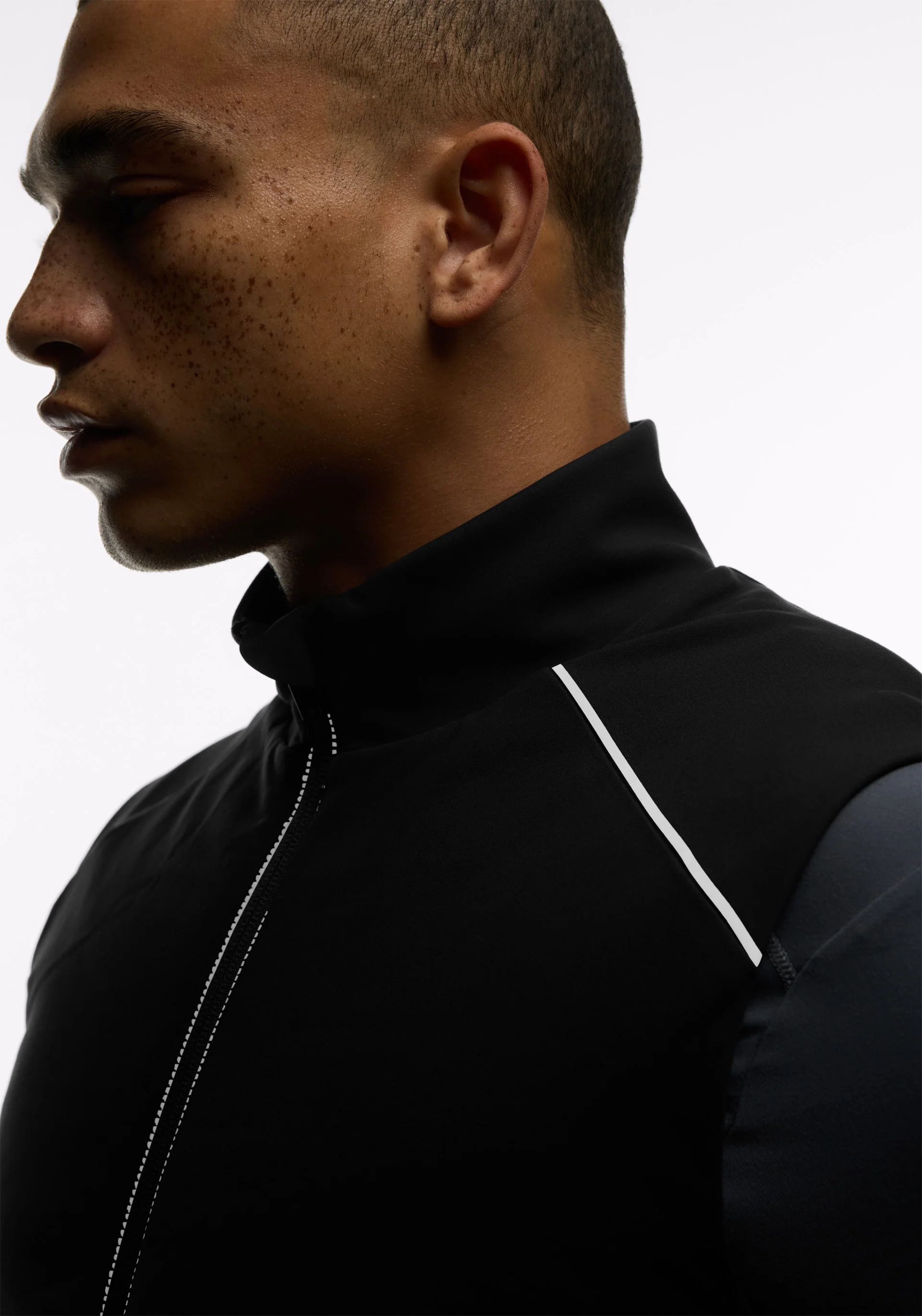 Padded Full Zip Run Vest - Image 7
