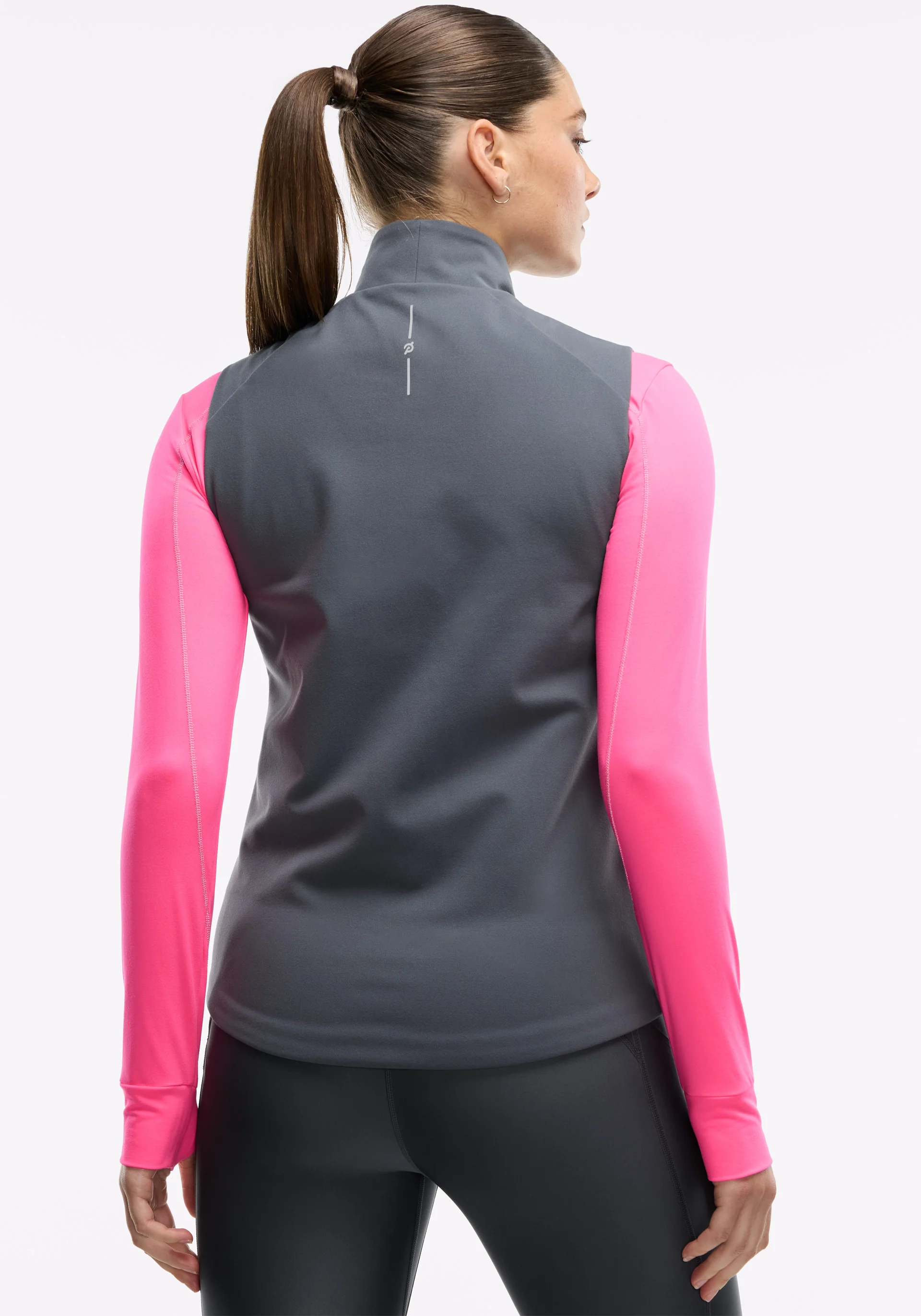 Padded Full Zip Run Vest - Image 3