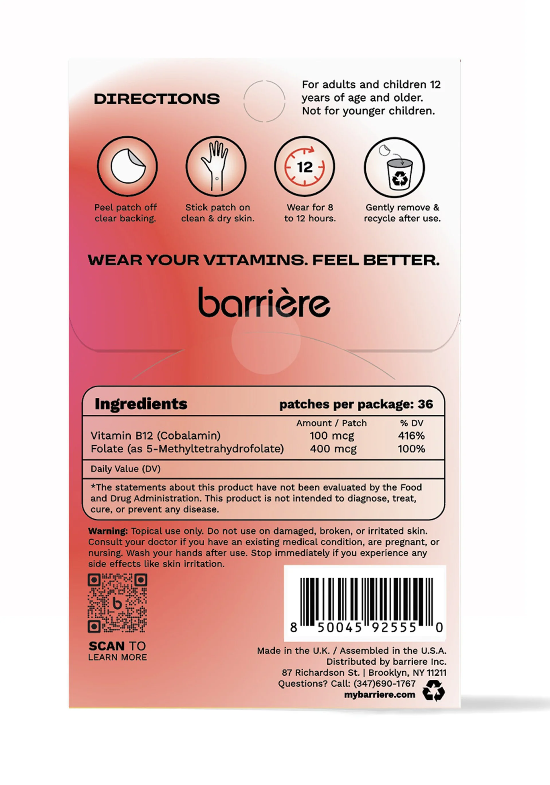 Recharge / Reset Vitamin Patch Kit - Image 11
