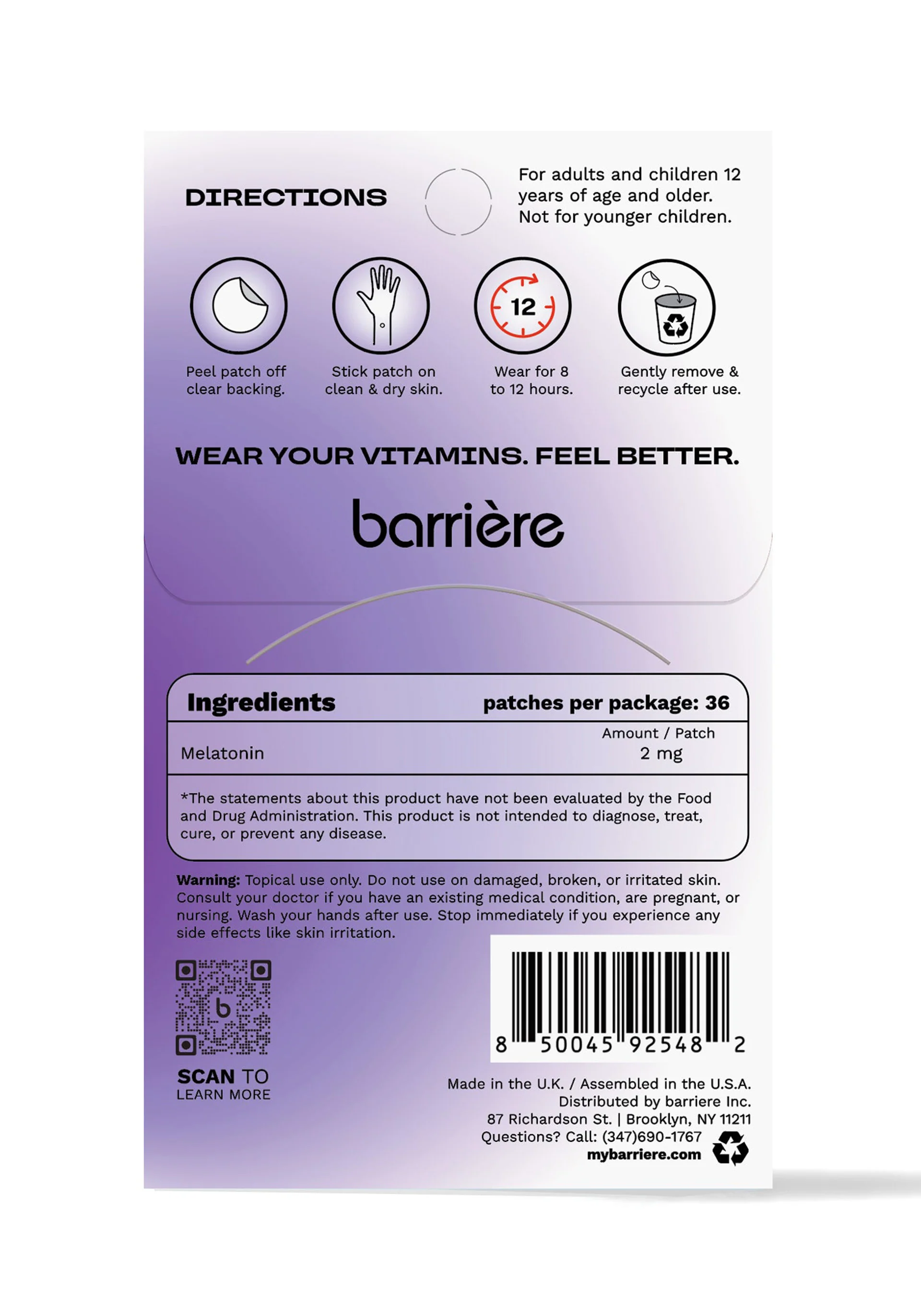 Recharge / Reset Vitamin Patch Kit - Image 4