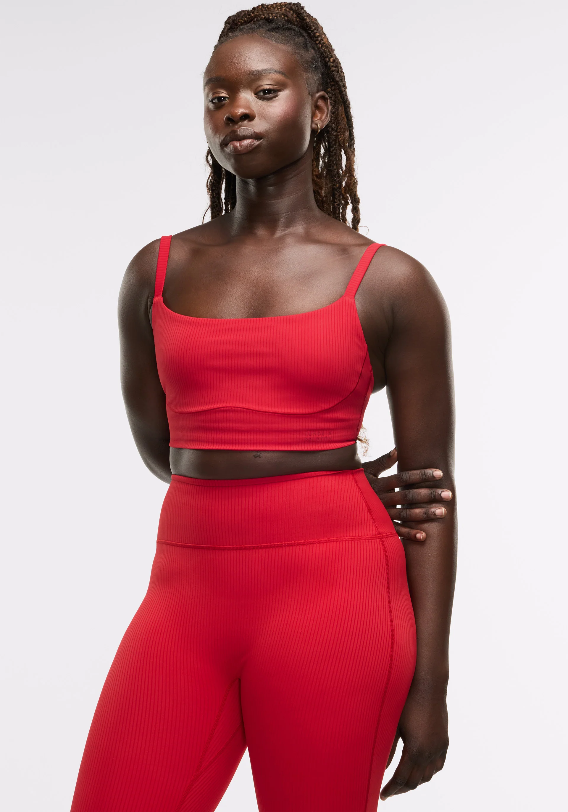 Active Rib Strappy Longline Bra - Image 3