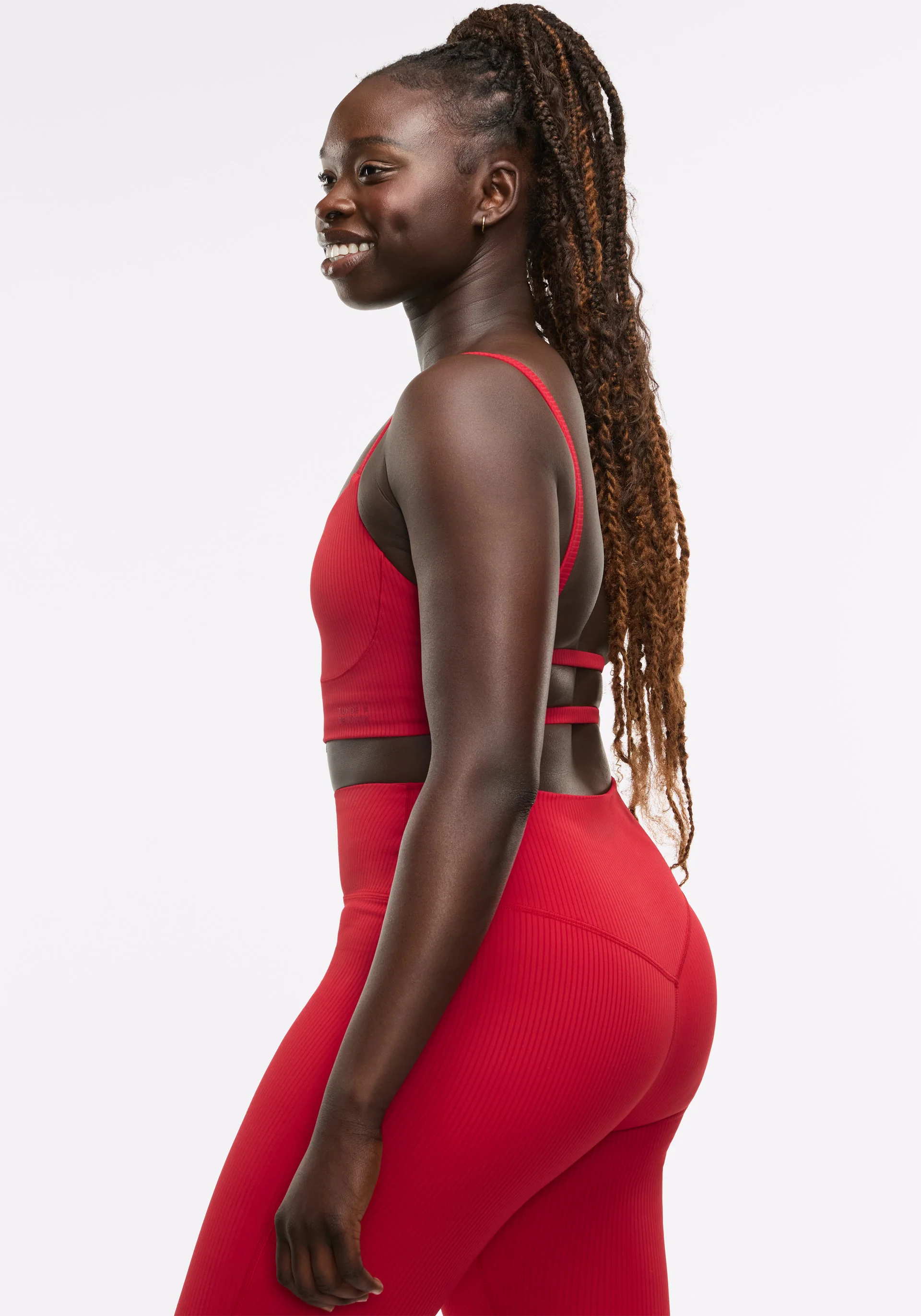 Active Rib Strappy Longline Bra - Image 4
