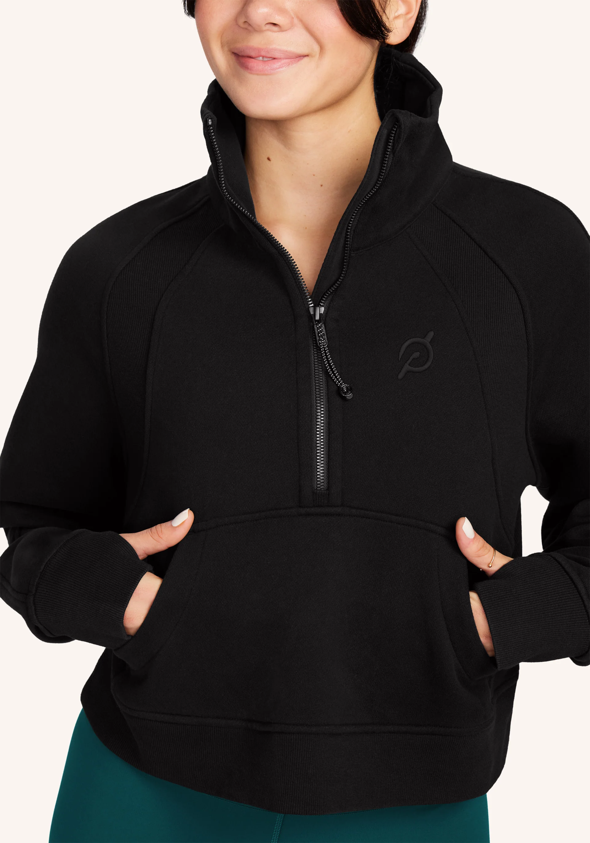 Scuba Oversized Funnel-Neck Half Zip - Image 4