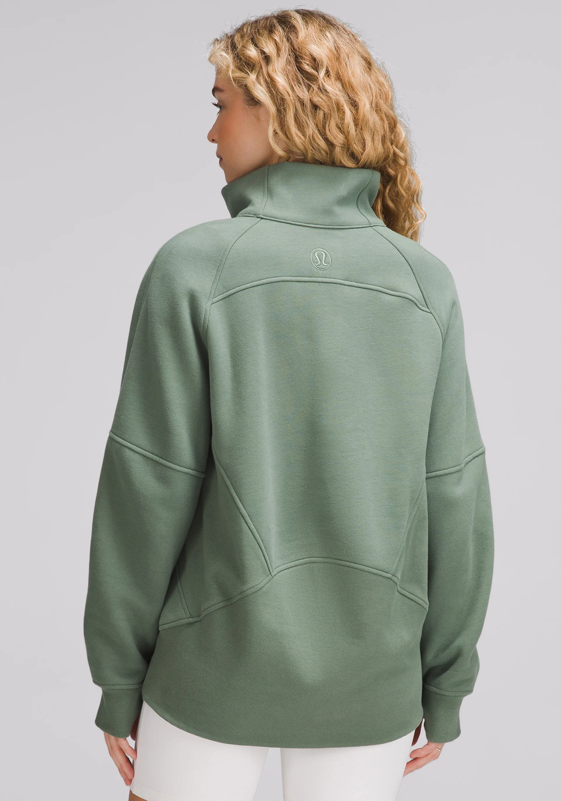 Scuba Oversized Funnel-Neck Half Zip | Long - Image 2