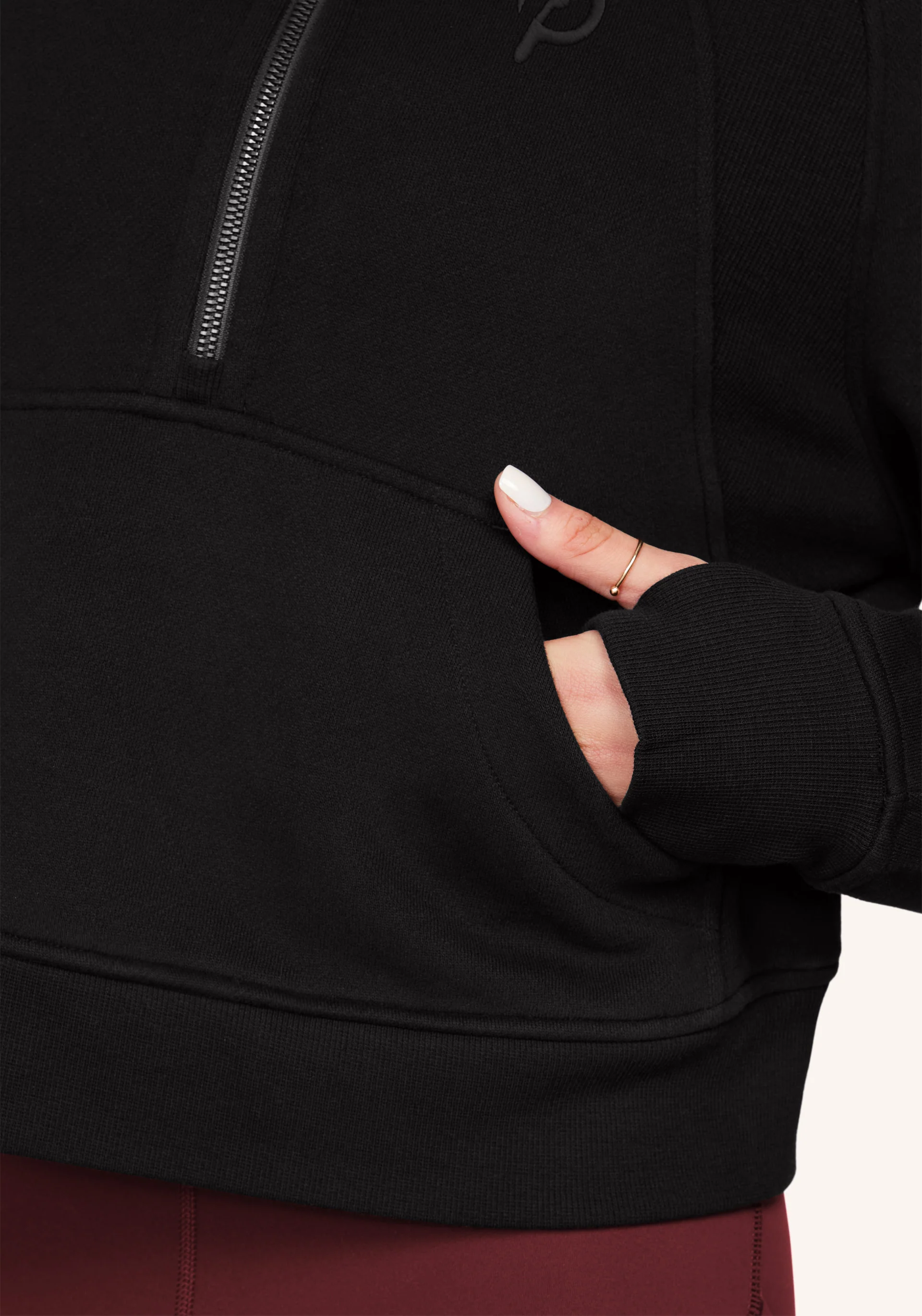 Scuba Oversized Half-Zip Hoodie - Image 4
