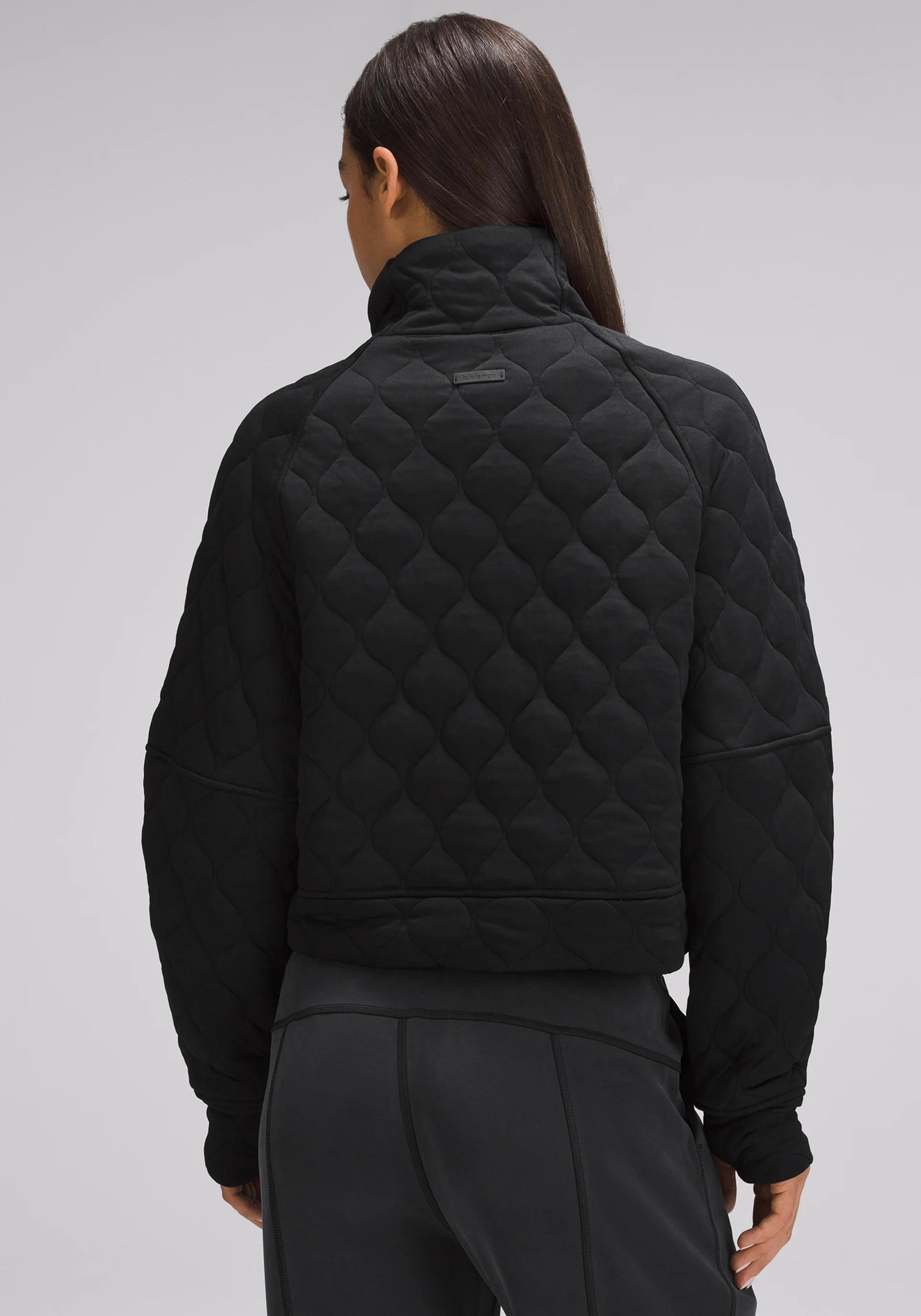 Scuba Oversized Quilted Half Zip - Image 2